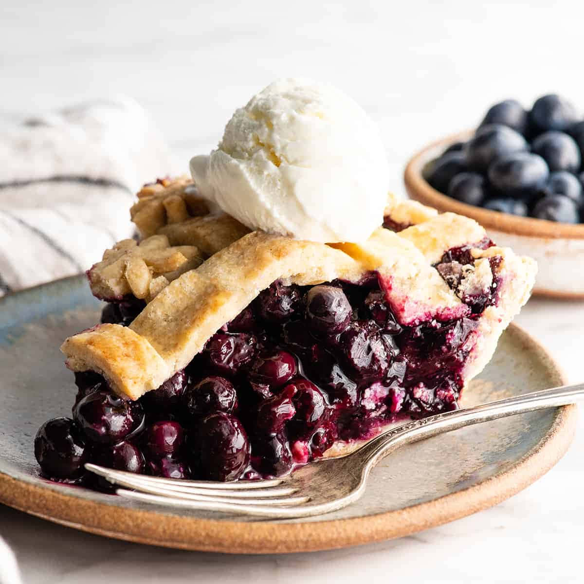 "Sweet and Delicious Blueberry Pie" Wallpaper