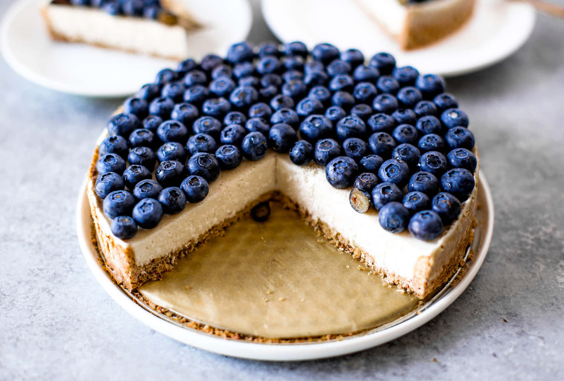 Delicious Blueberry Pie Wallpaper