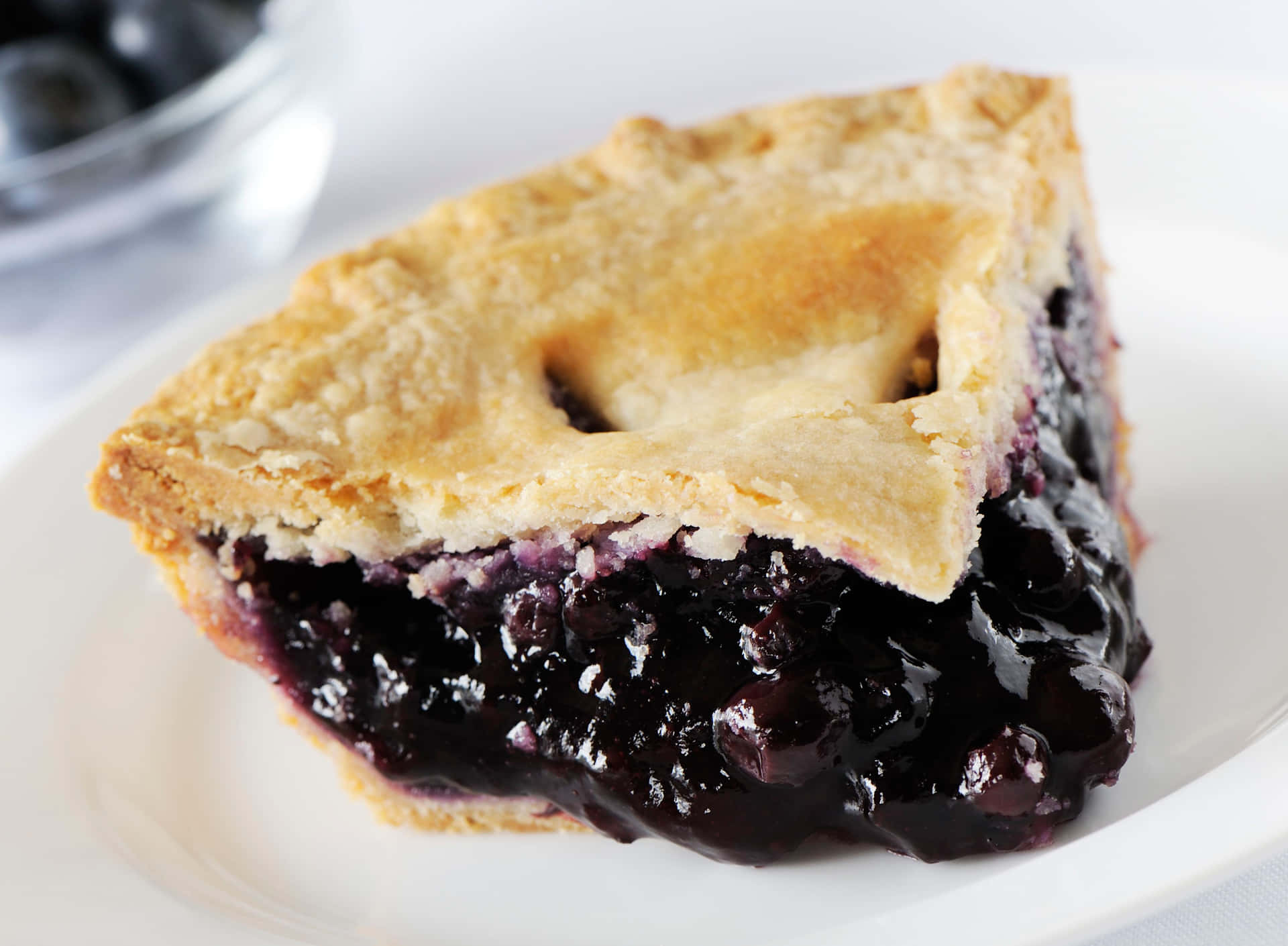 The Perfect Slice of Blueberry Pie Wallpaper