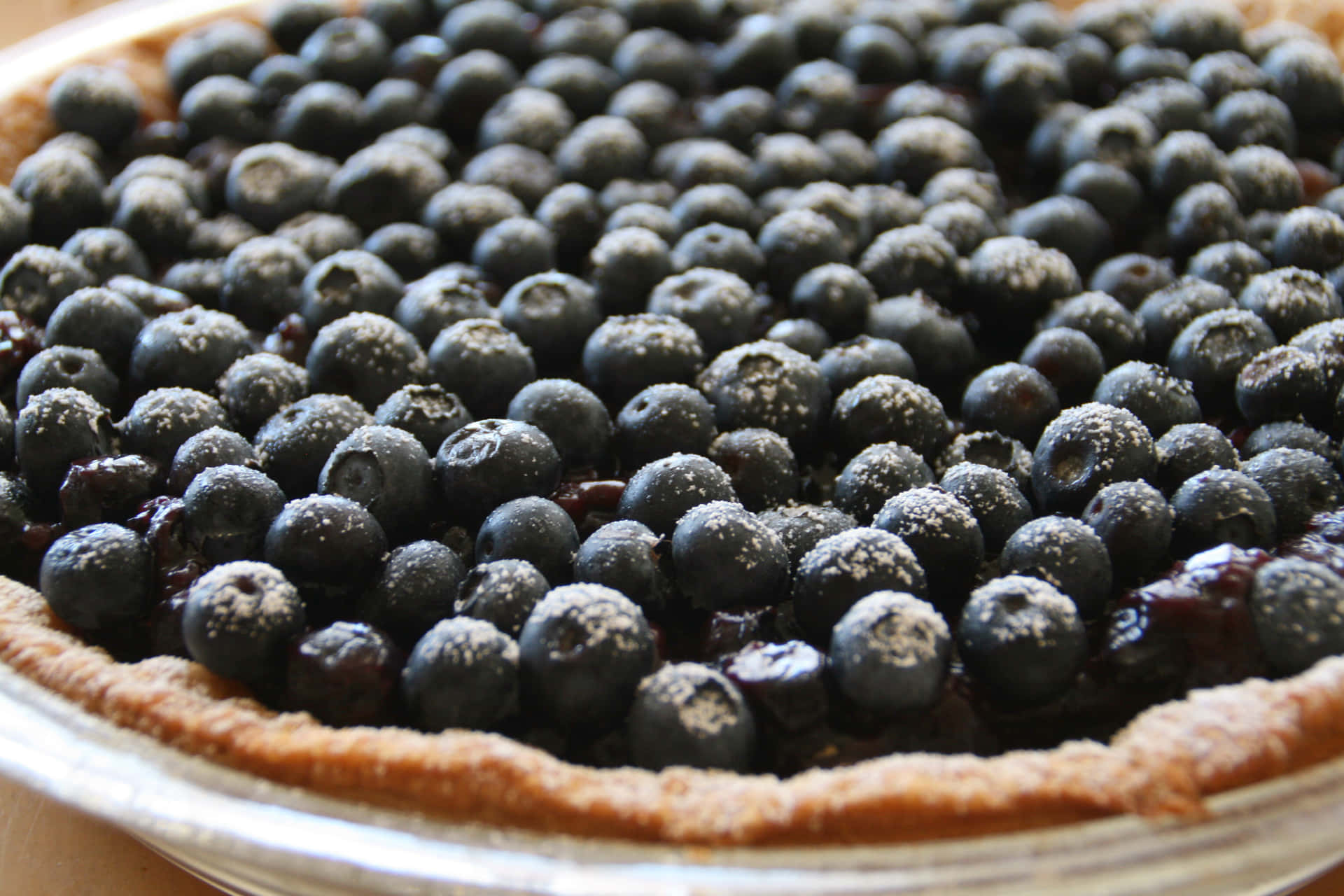 A Slice of Art - Fresh Blueberry Pie Wallpaper