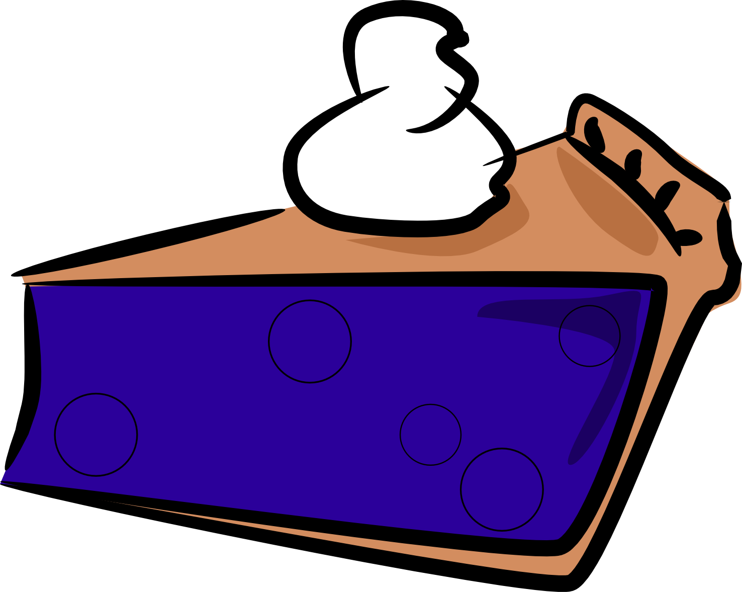 Blueberry Pie Cartoon PNG