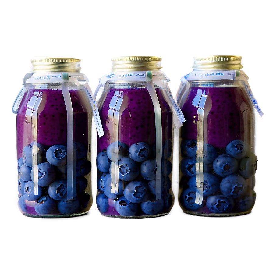 Blueberry Smoothie Garnish Png 05212024 PNG