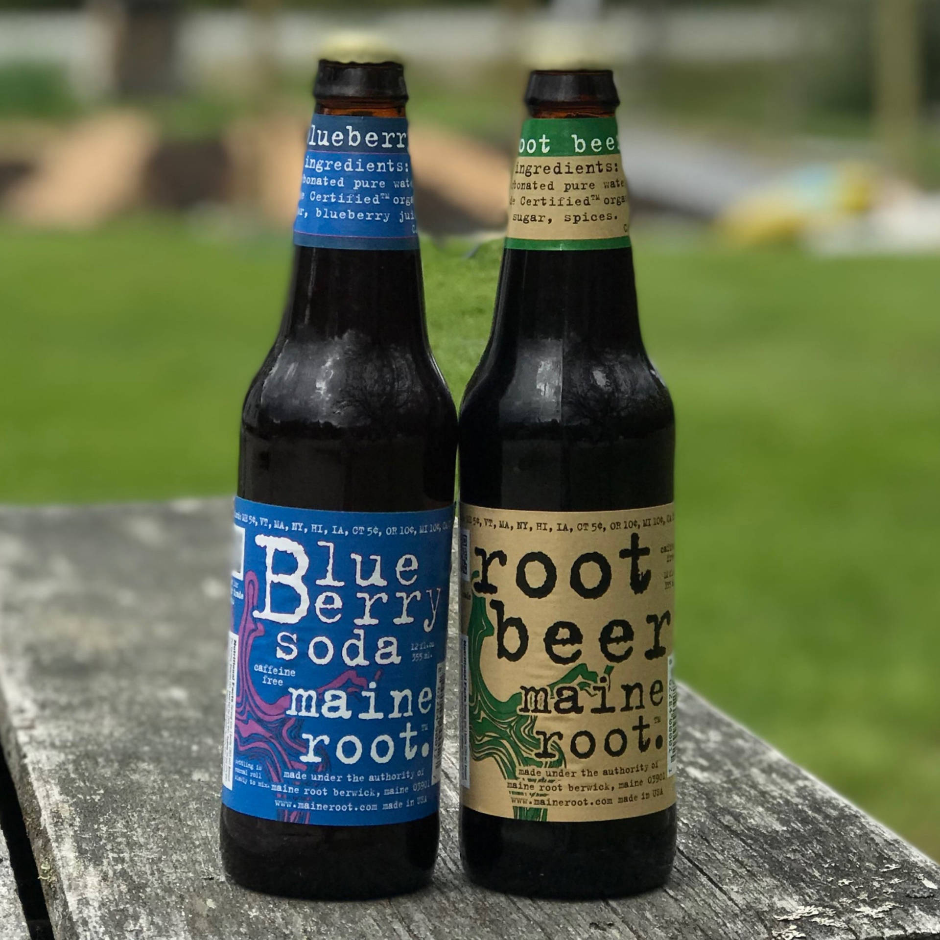 Blueberry Soda And Root Beer Maine Drinks Wallpaper