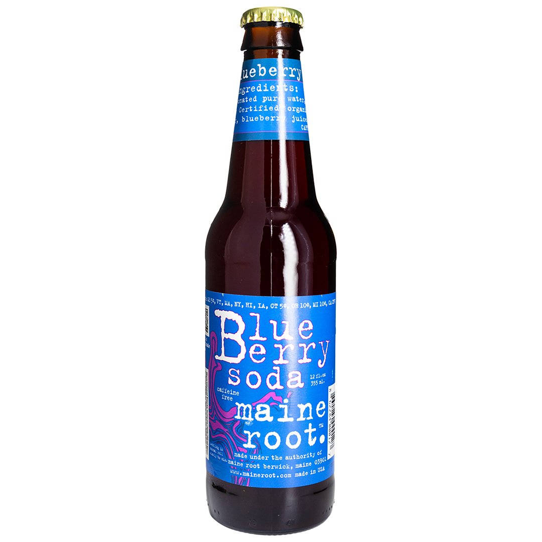 Bebidade Arándano Azul De Maine En Una Botella Azul. Fondo de pantalla
