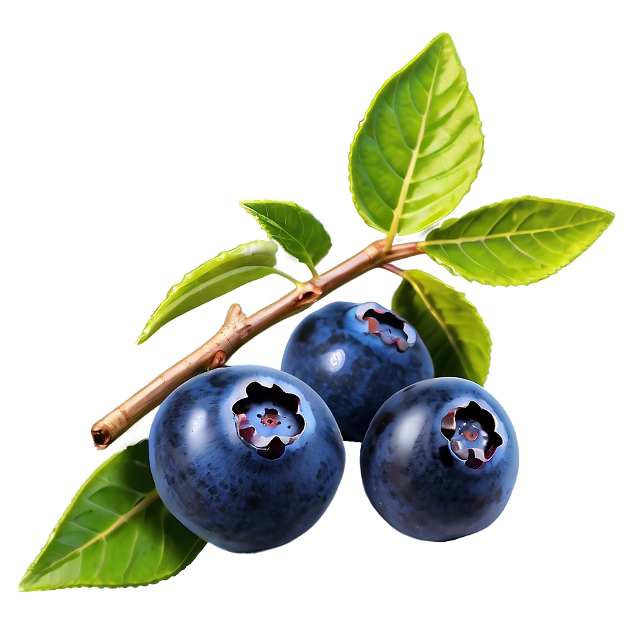 Download Blueberry Sprig Png 05242024 | Wallpapers.com