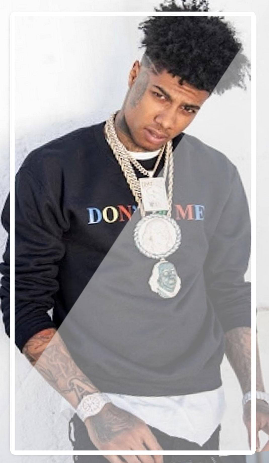 Blueface Black Sweater Background