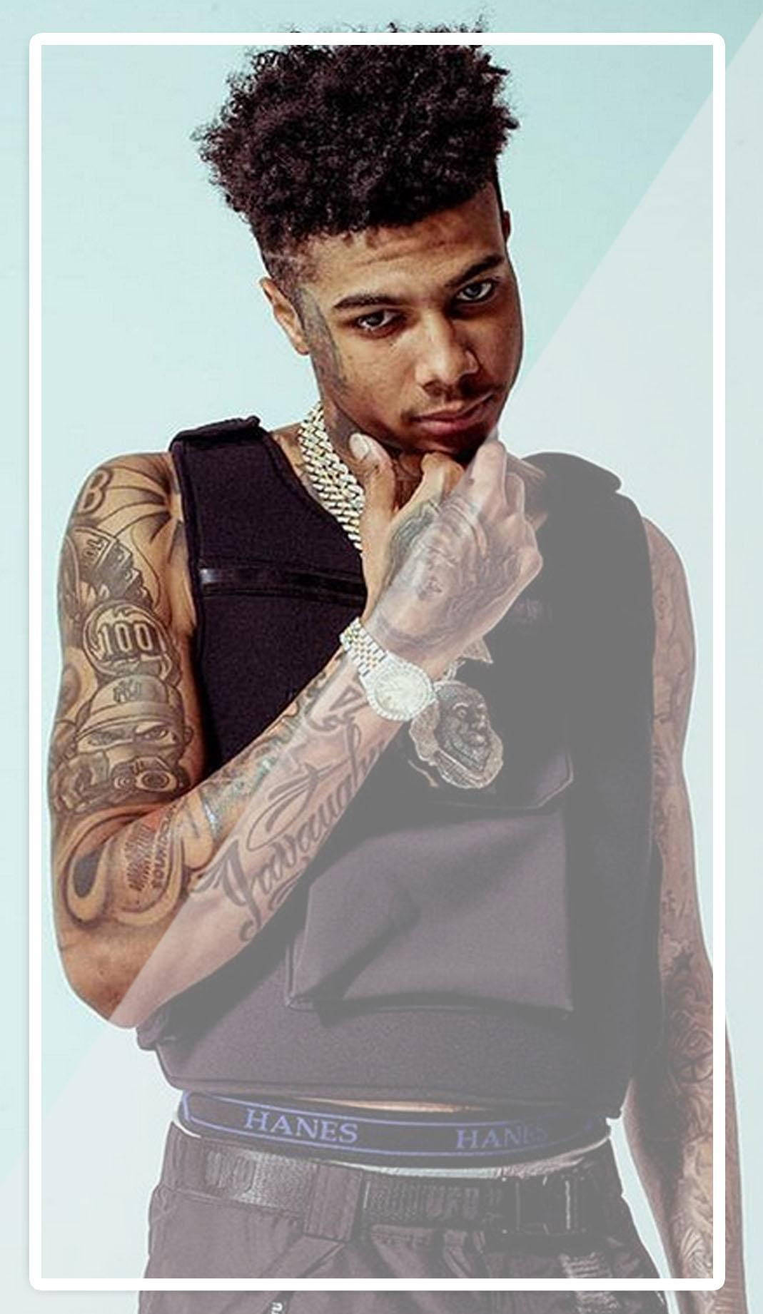 Blueface Hanes Tattoos Background