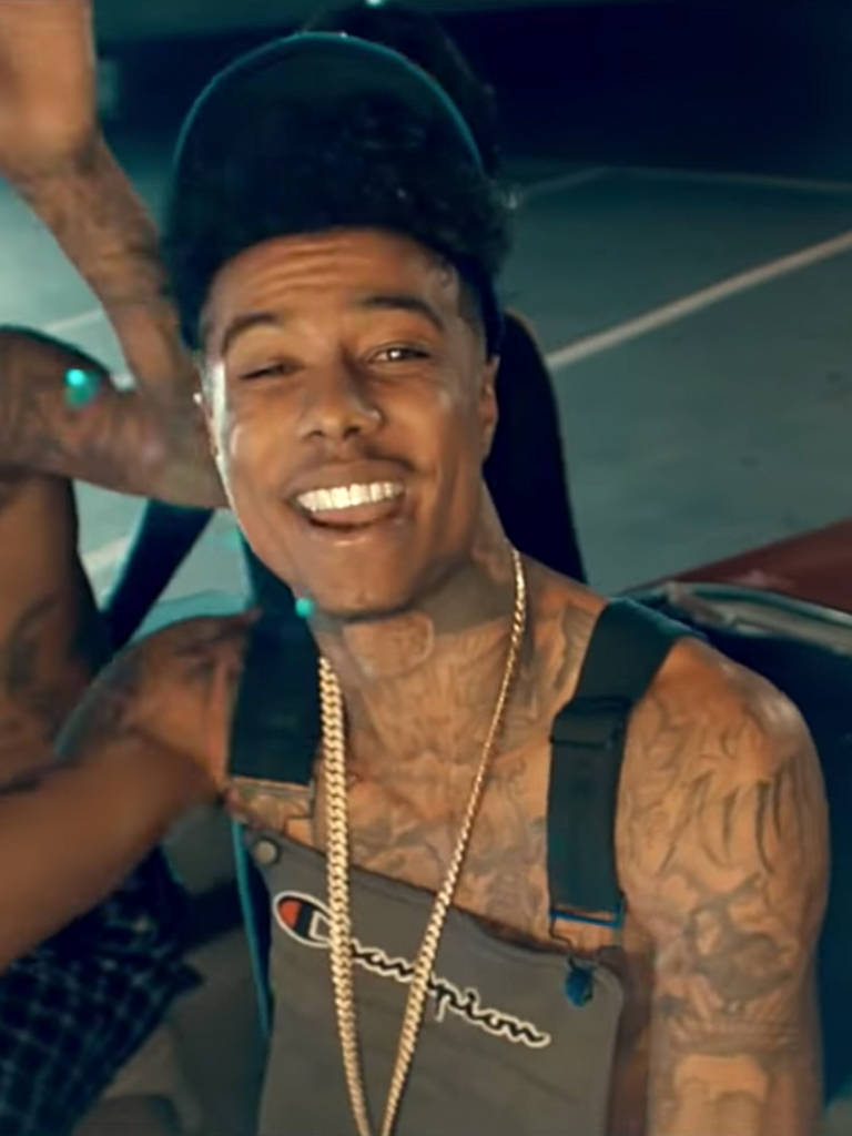 Blueface Having Fun Background