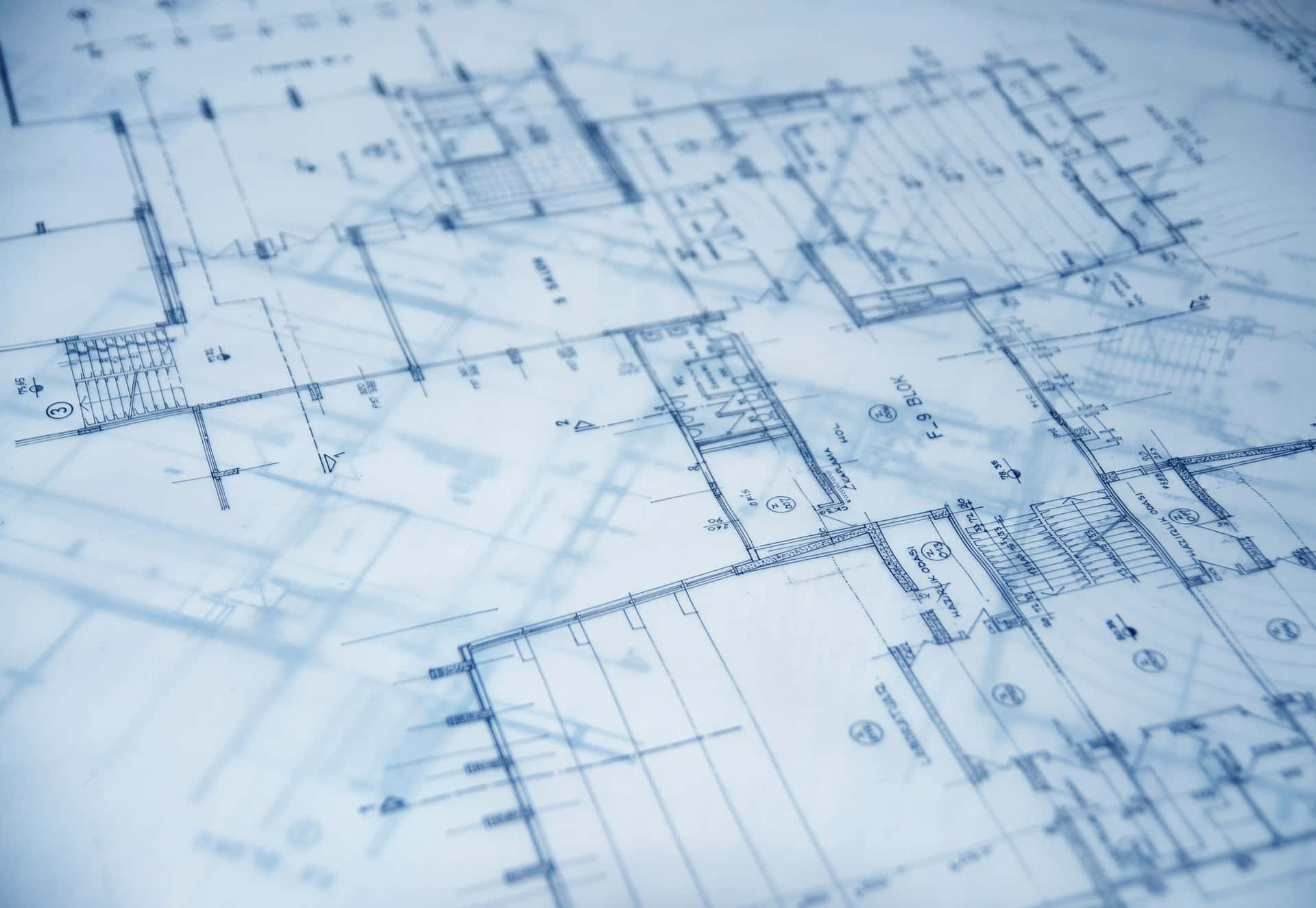 Blueprint Background Ac And Fire Engineering Design Background