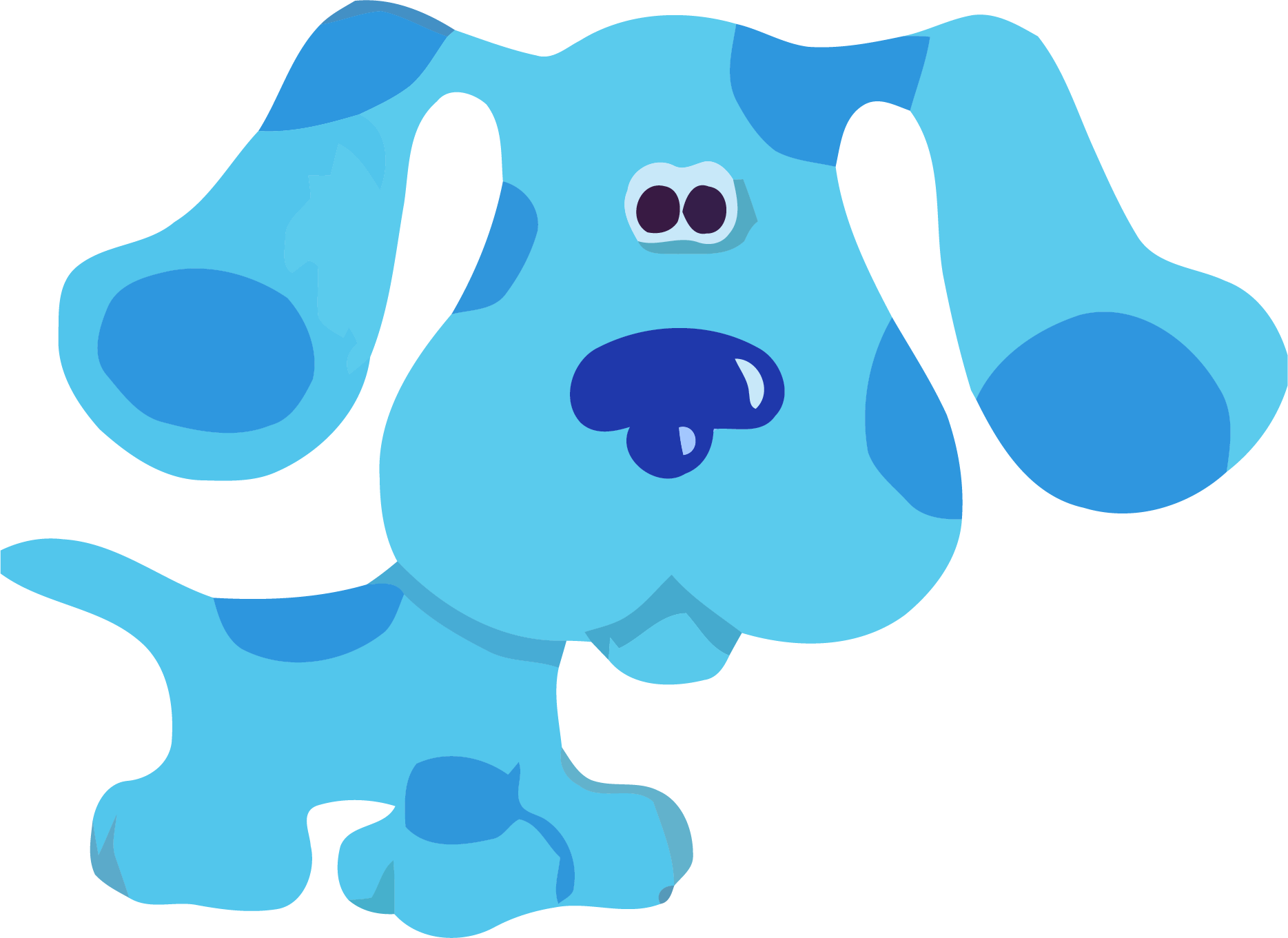 Blue's Clues Blue Cartoon Character PNG