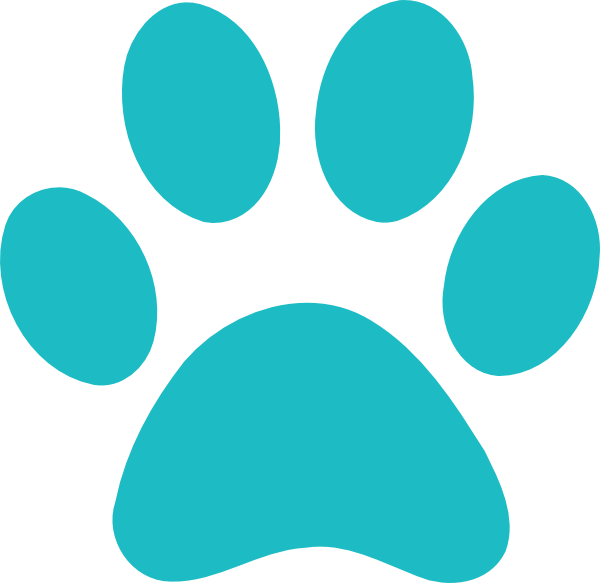 Blues Clues Paw Print Graphic PNG