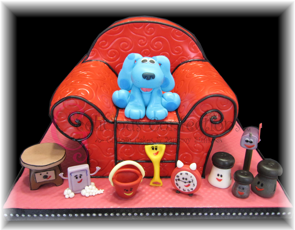 Blues Clues Themed Cake PNG