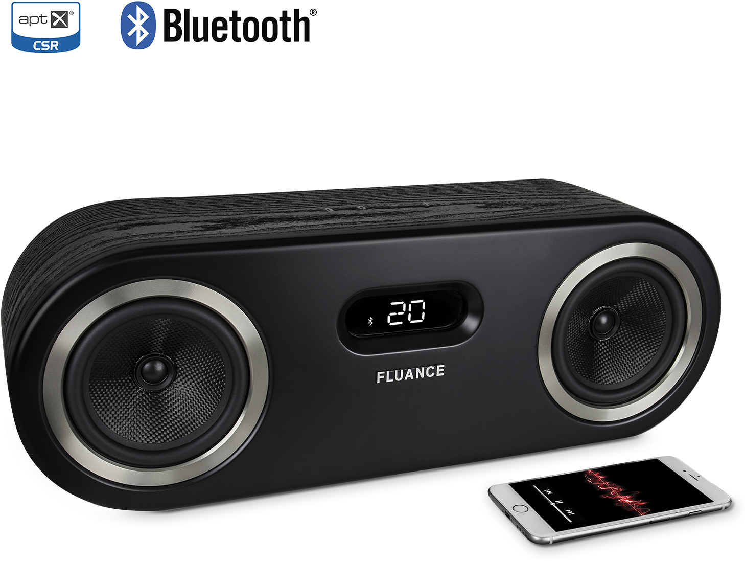 Bluetooth Speakerwith Smartphone PNG