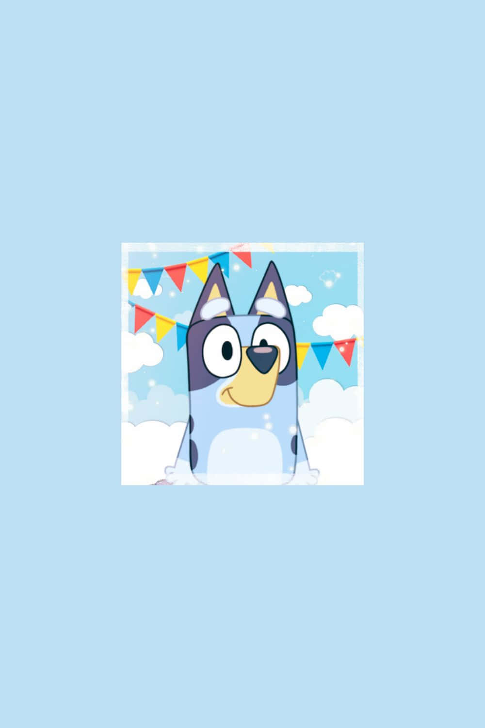 Bluey Character Penguin Celebration Wallpaper