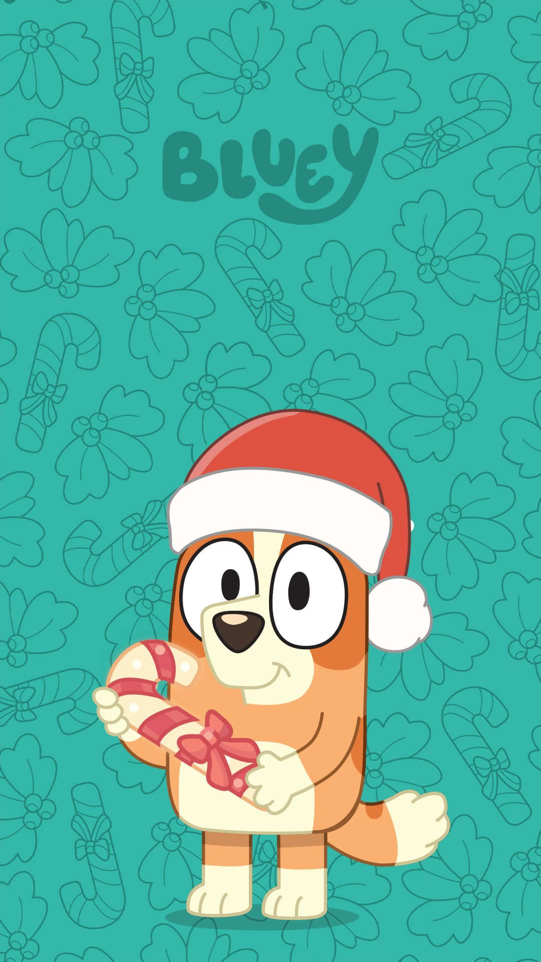 Bluey Christmas Aesthetic Wallpaper