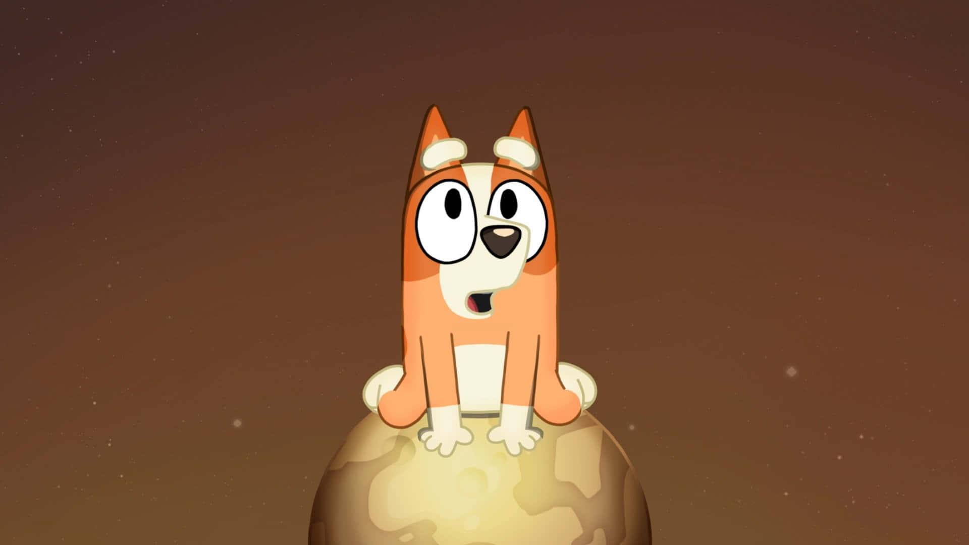 A Cartoon Dog Is Sitting On Top Of An Egg
