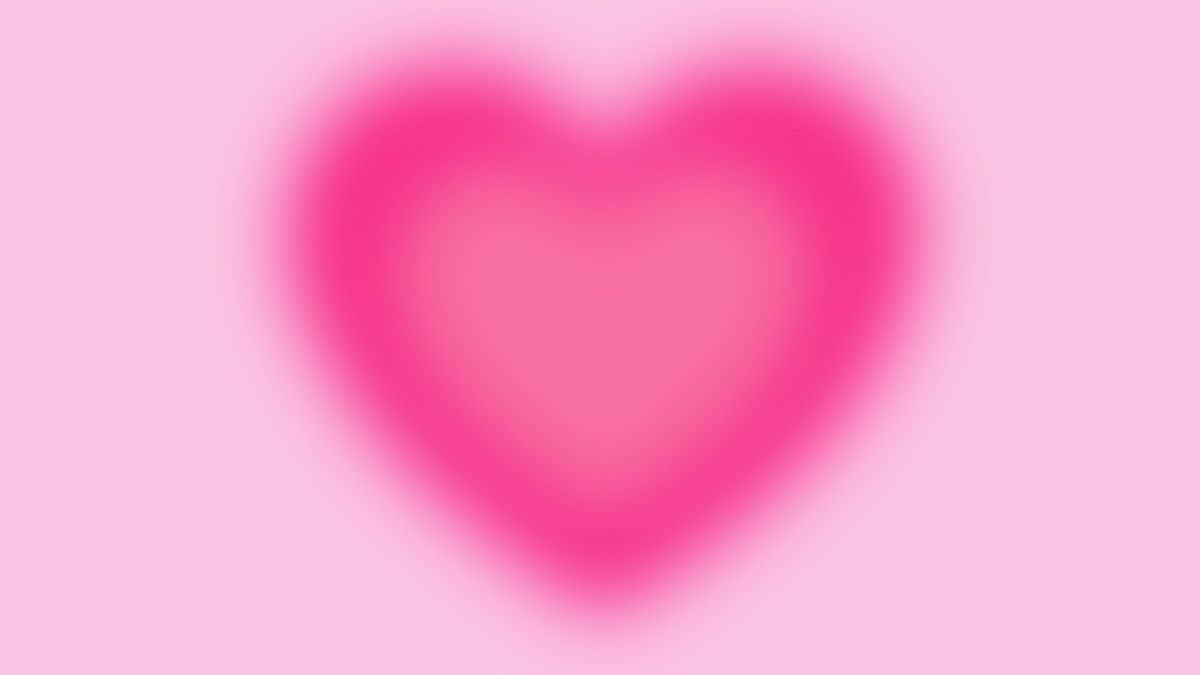 Blurred Heart Background Wallpaper