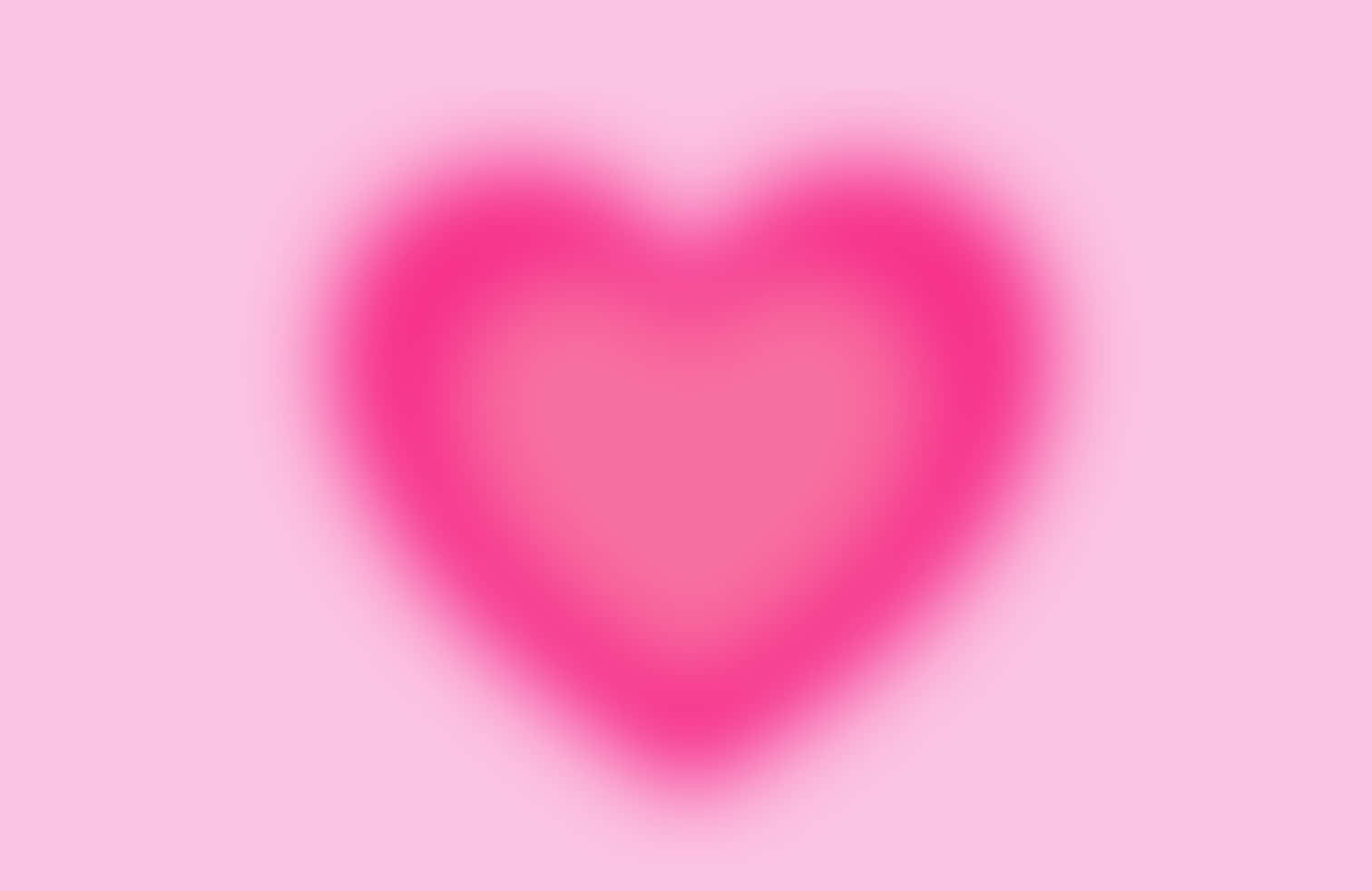Blurred Pink Heart Aesthetic.jpg Wallpaper