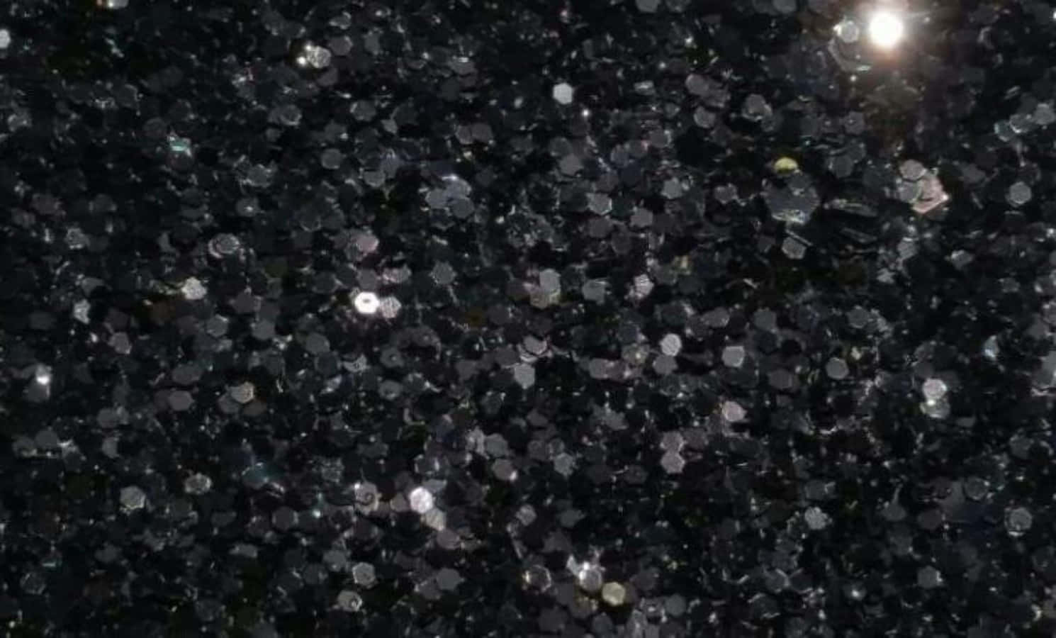 Blurry Black Glitter With Moon Picture