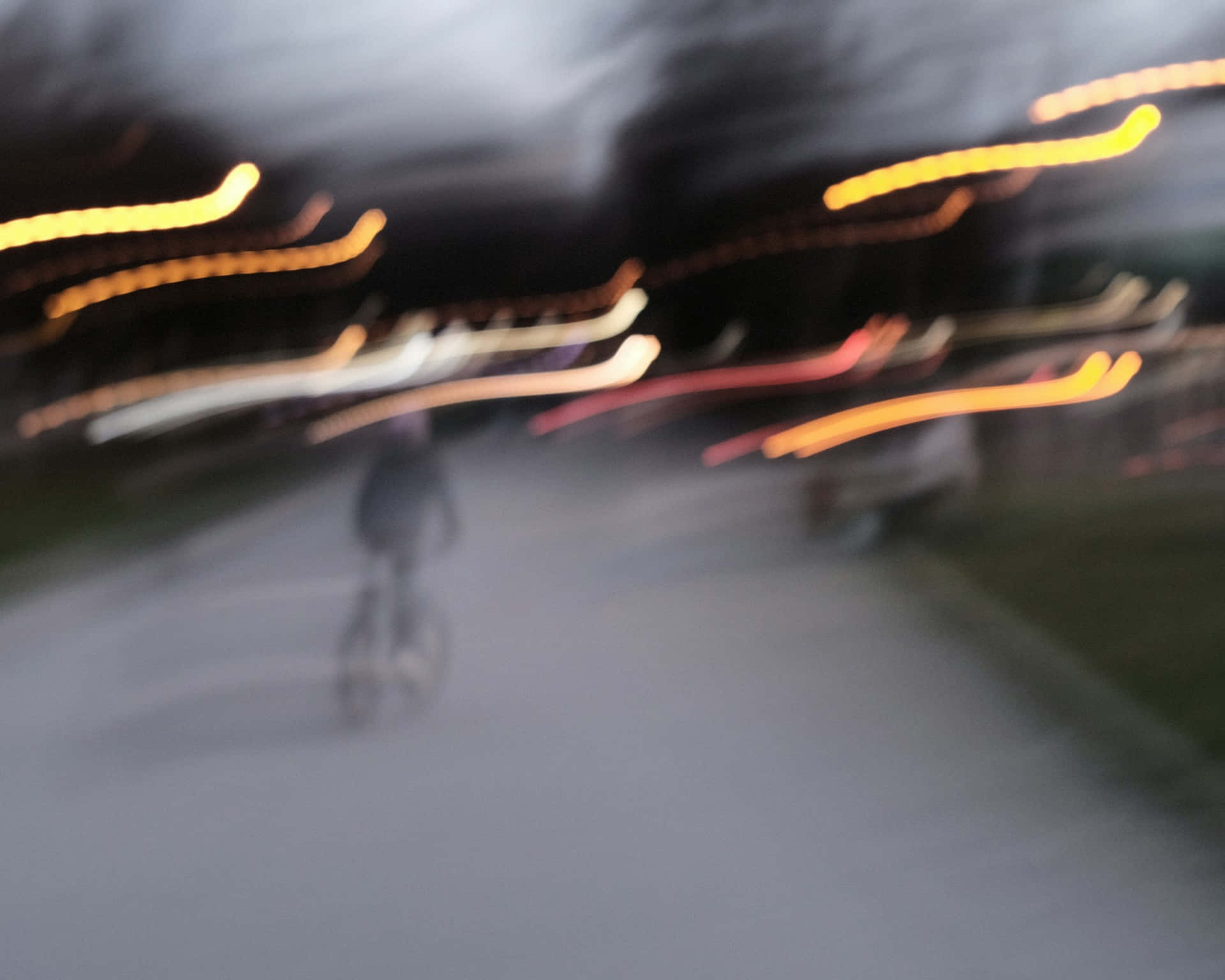Blurry Nighttime Biker Grunge Aesthetic.jpg Wallpaper