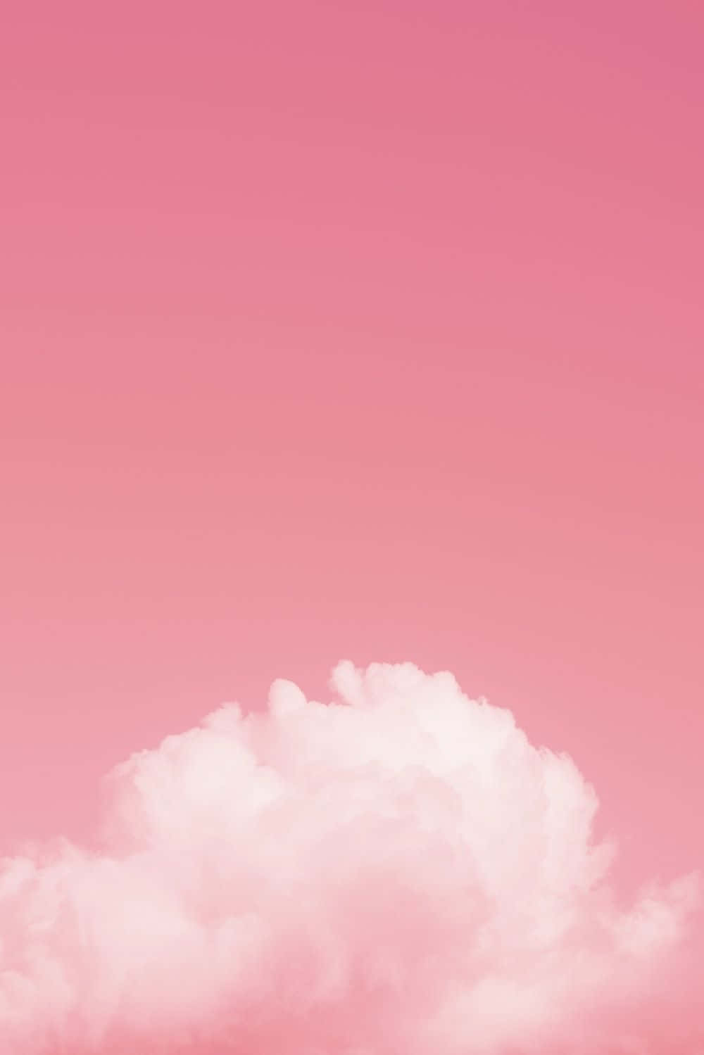 Clouds On Blush Background