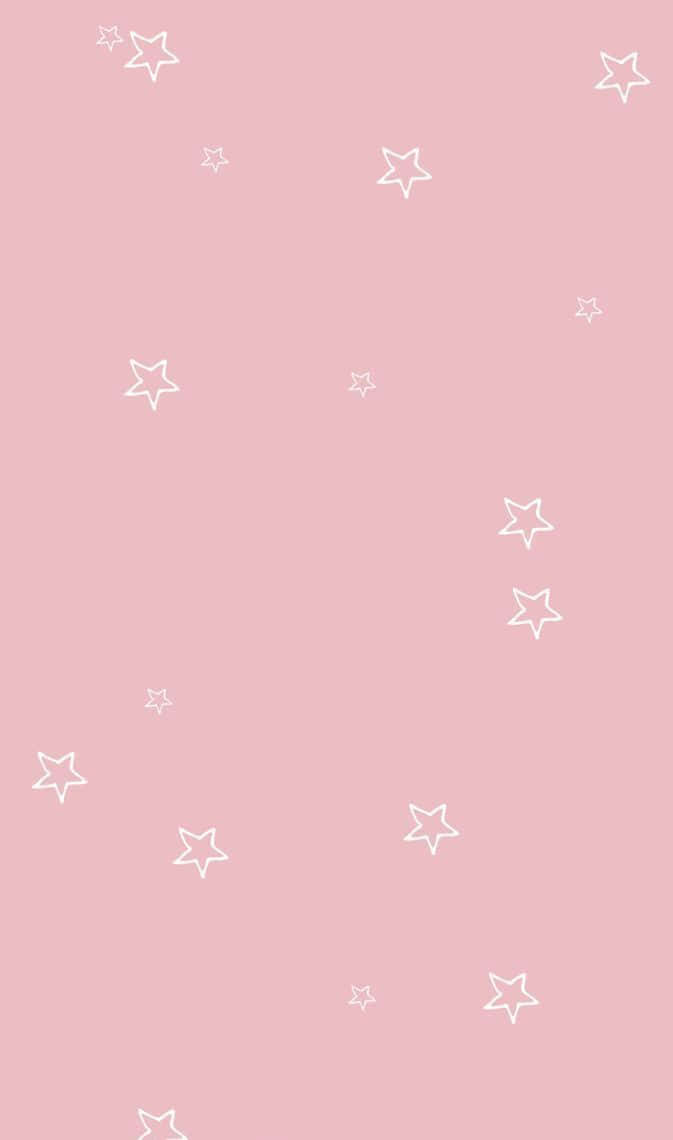Minimalist Stars On Blush Background