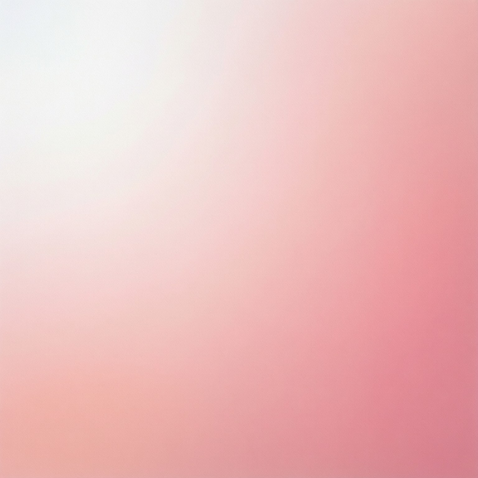 Ombre rosa chiaro morbido dal bianco al blush.