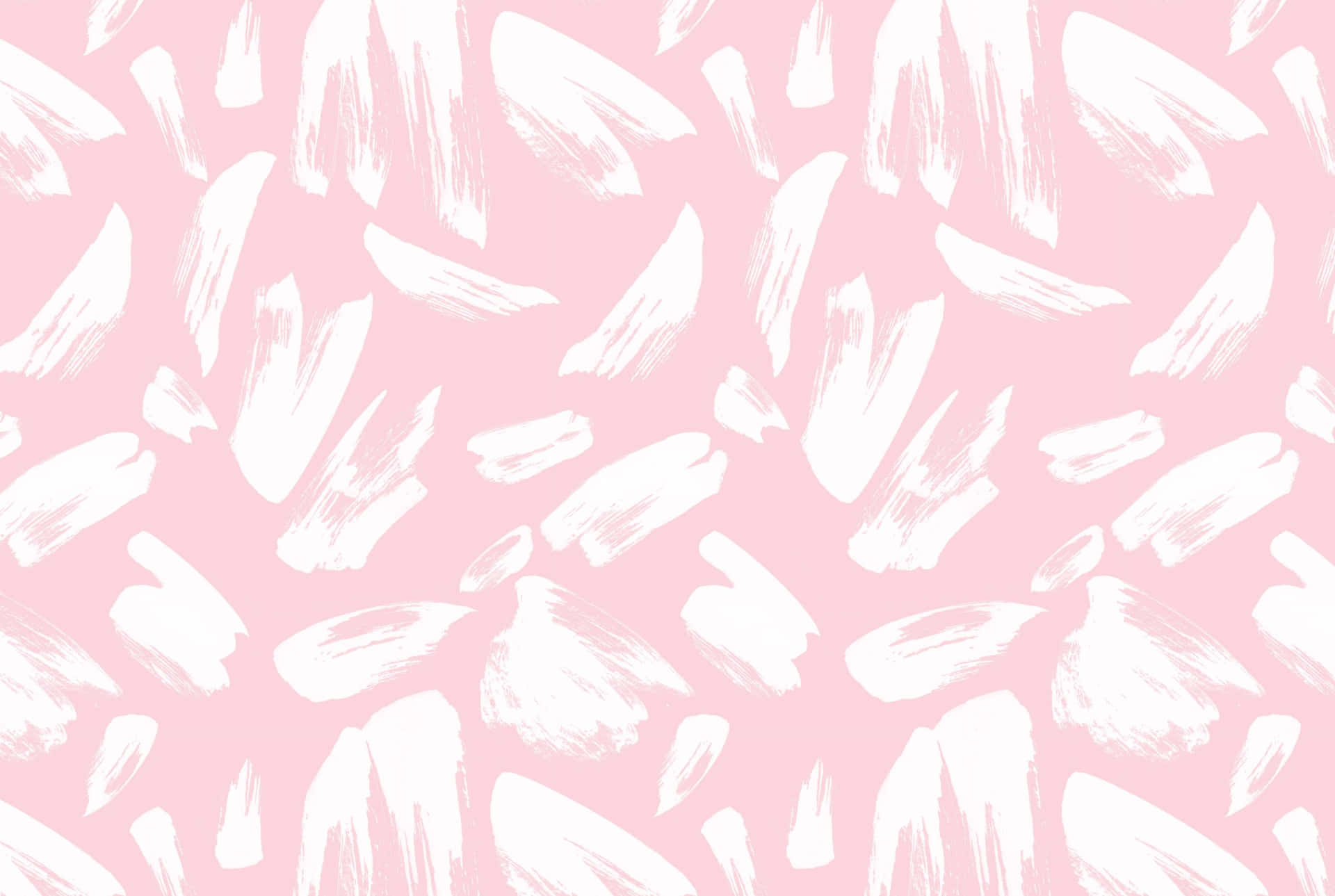 Blush Pink Brushstrokes Pattern Wallpaper