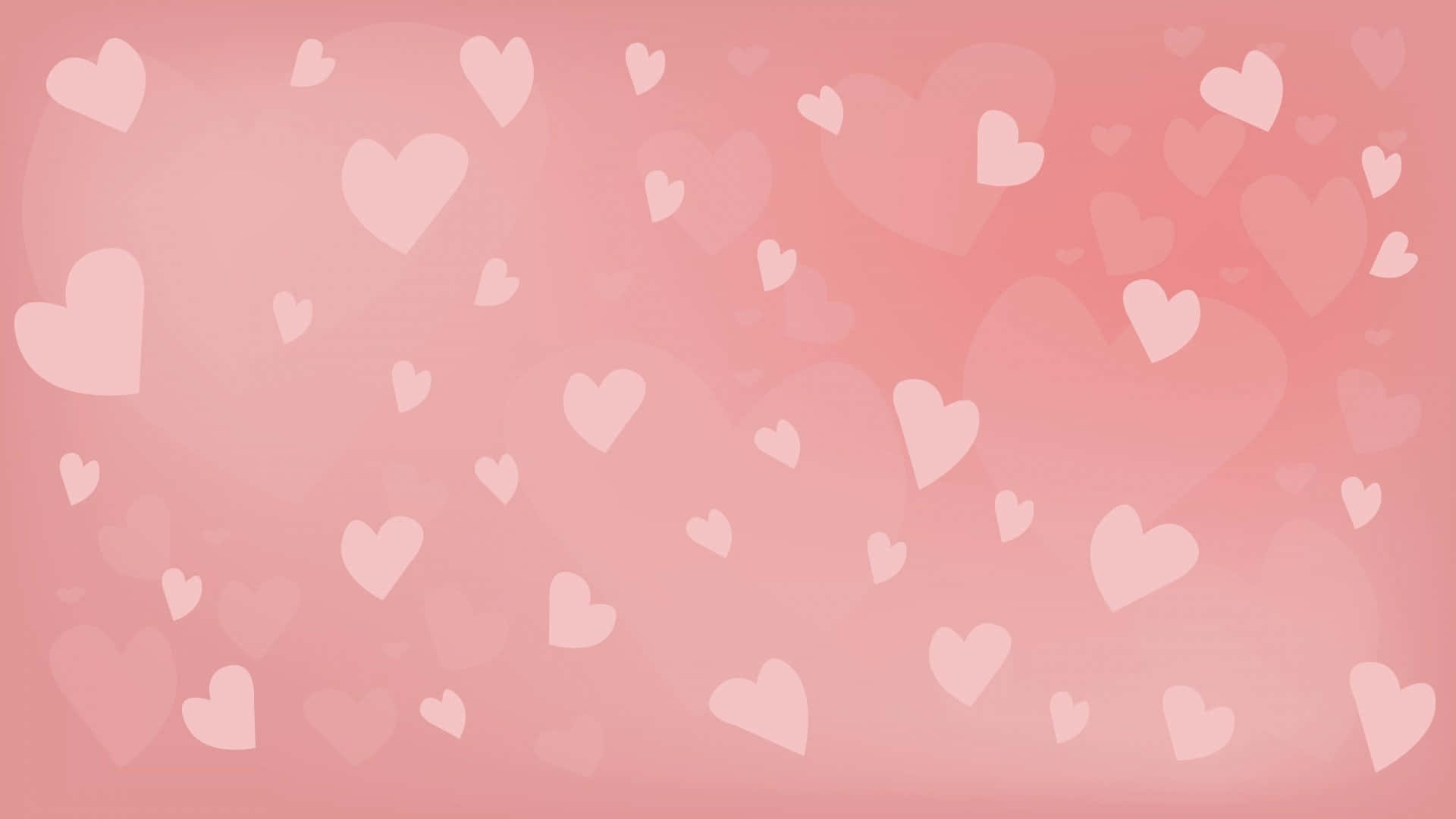 Blushing_ Hearts_ Background Wallpaper