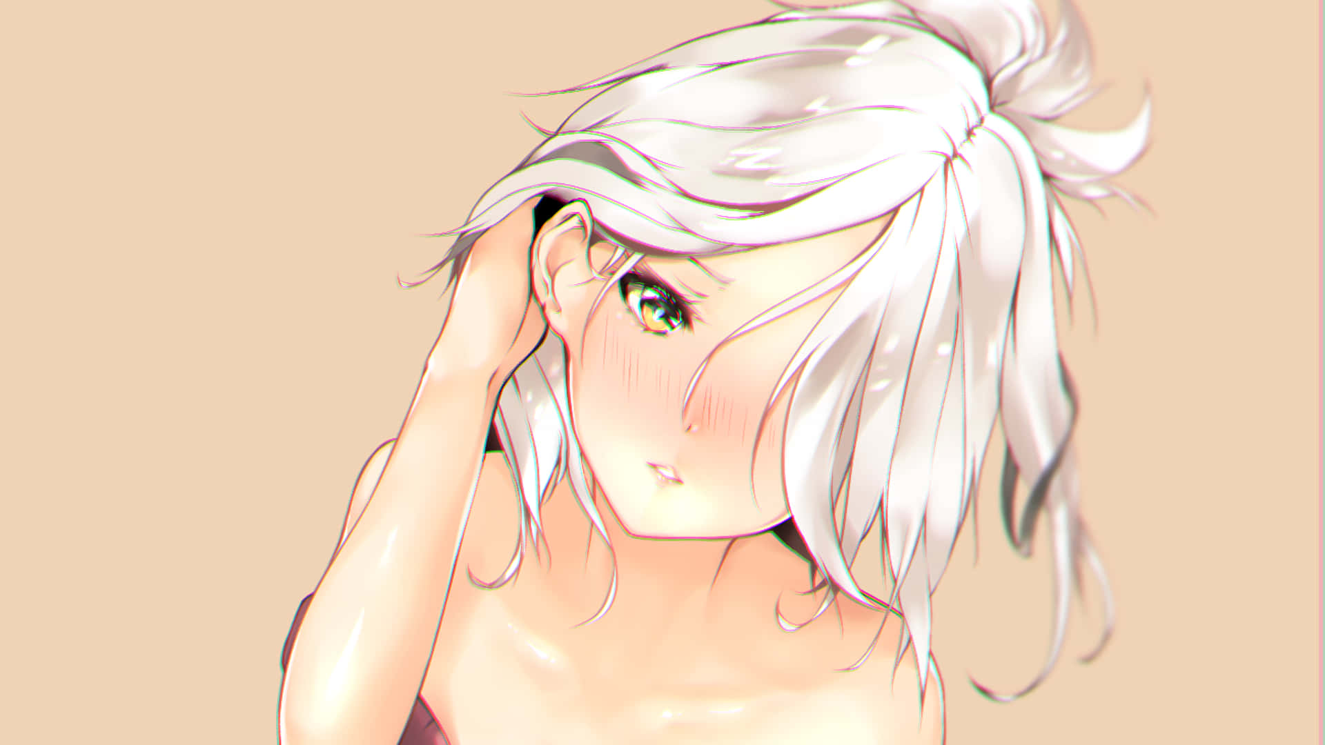 Blushing Riven From League Of Legends Wallpaper