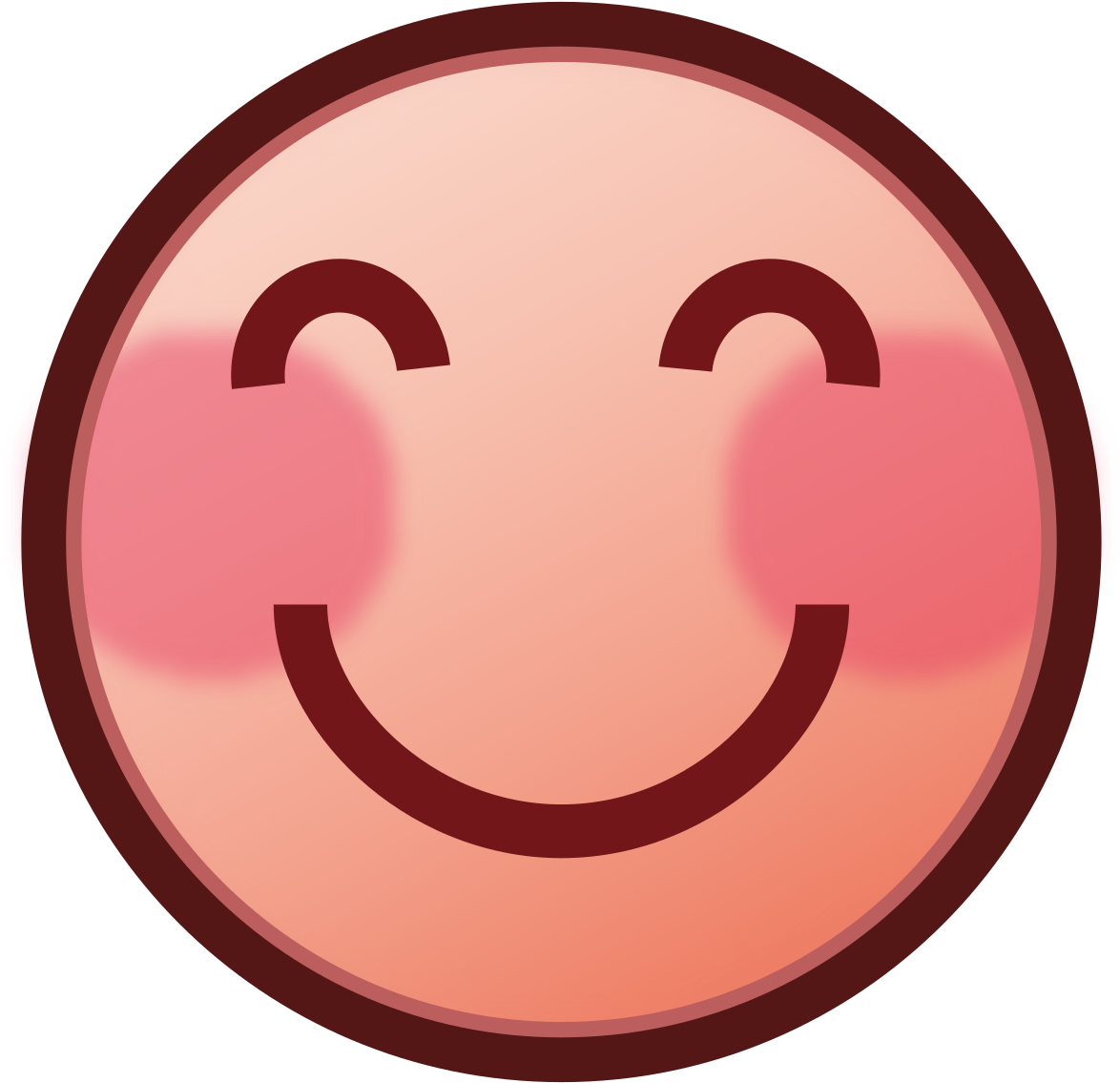 Blushing Smiley Face Emoji.png PNG
