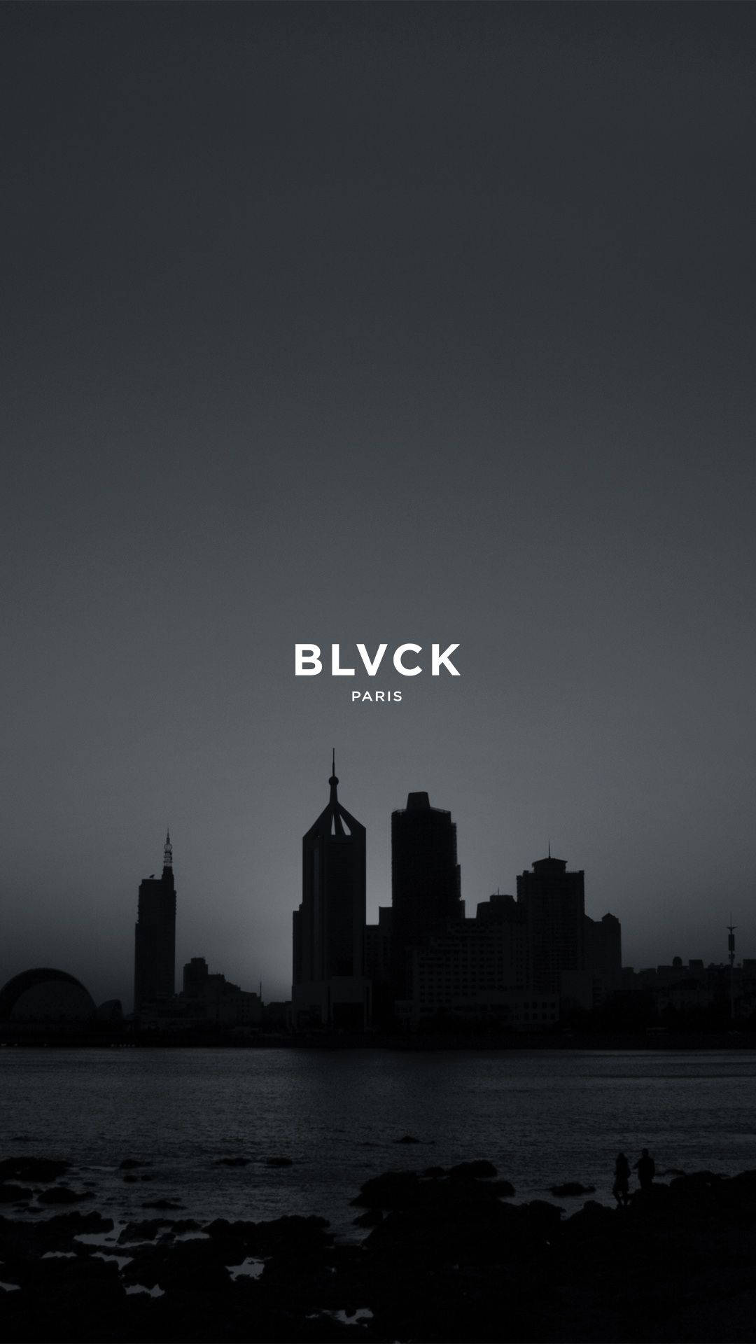 Blvckparis Black Ästhetische Hintergrundbild Wallpaper