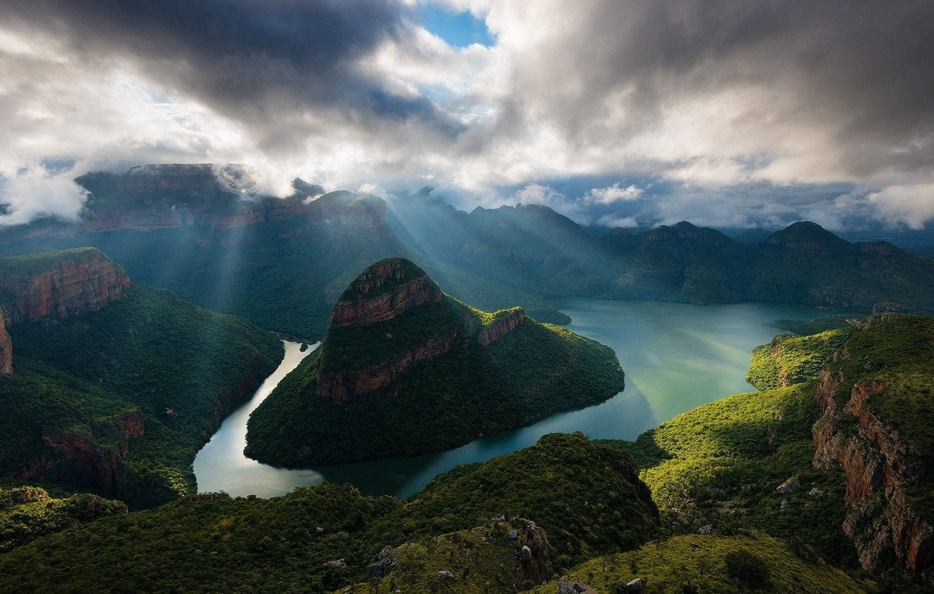 Blyde River Canyon In South Africa Wallpaper