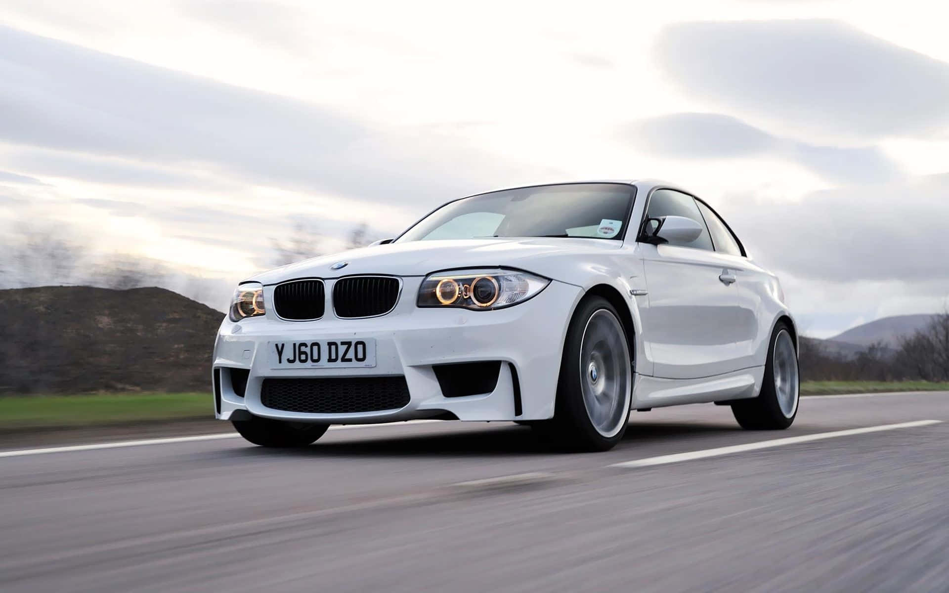 Stunning BMW 1 Series in motion Wallpaper