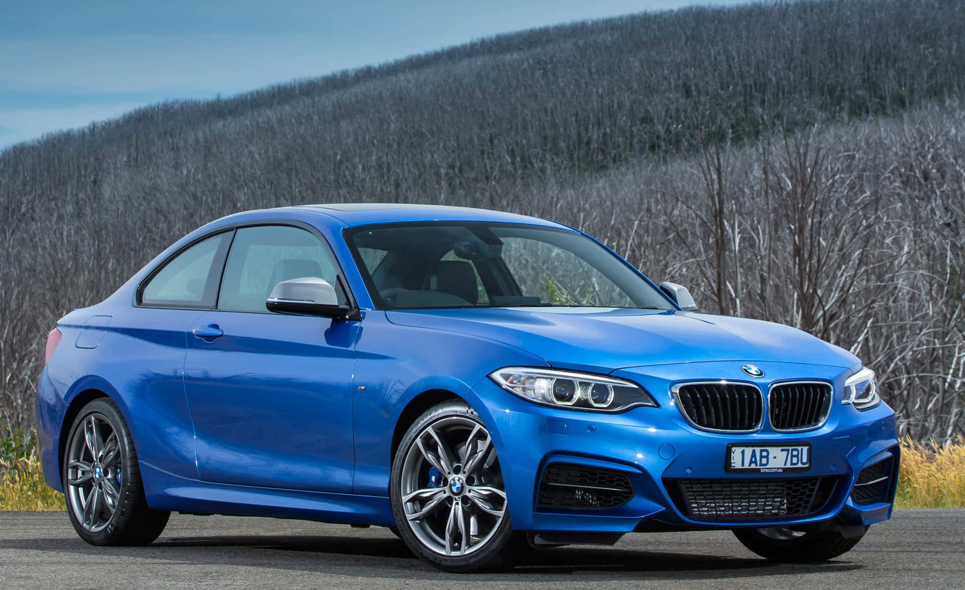 Sleek and Stylish BMW 2 Series in Action Wallpaper