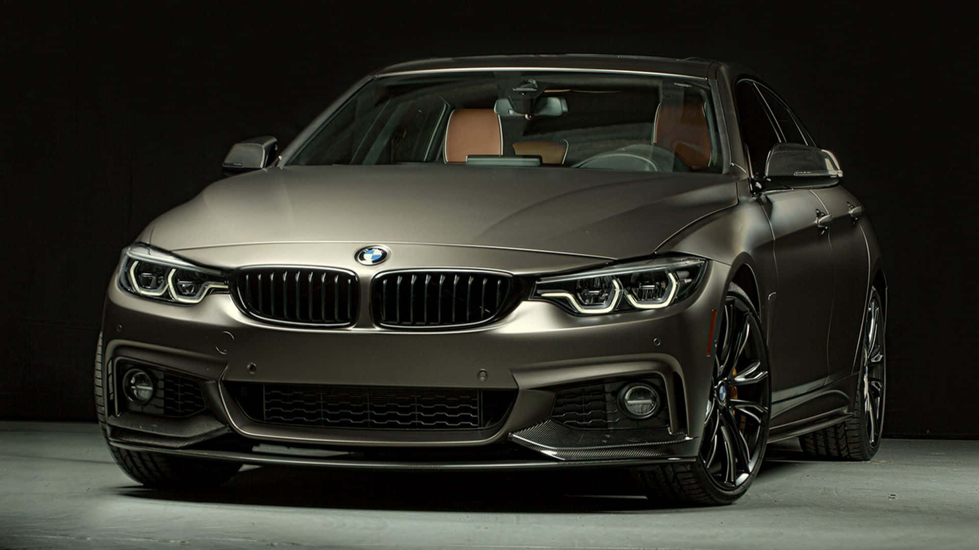 Sleek BMW 4 Series in urban setting Wallpaper