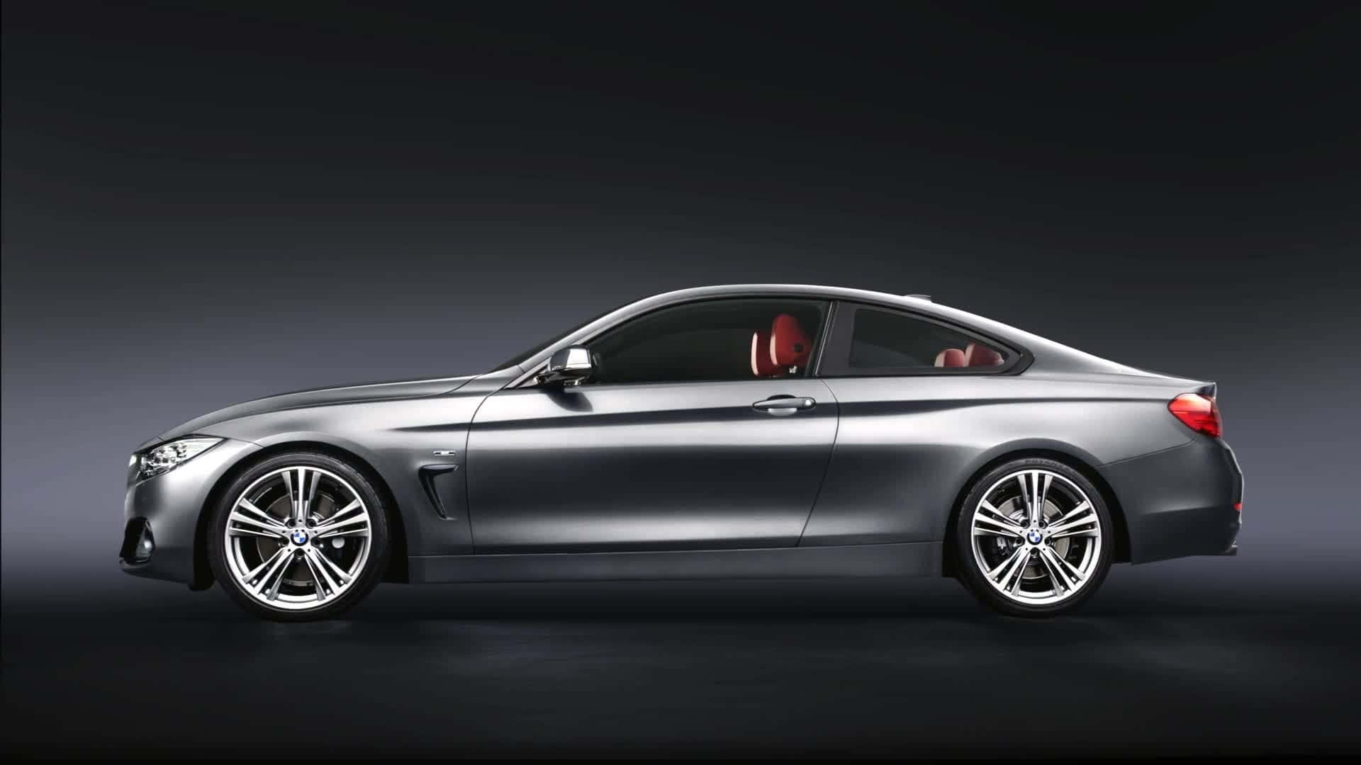 Sleek BMW 4 Series in Action Wallpaper