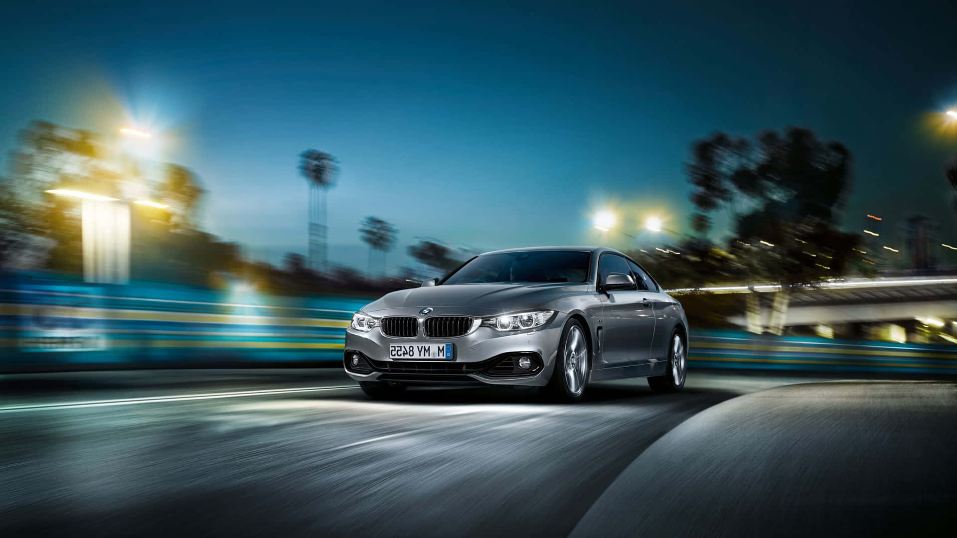 Captivating BMW 4 Series in motion Wallpaper