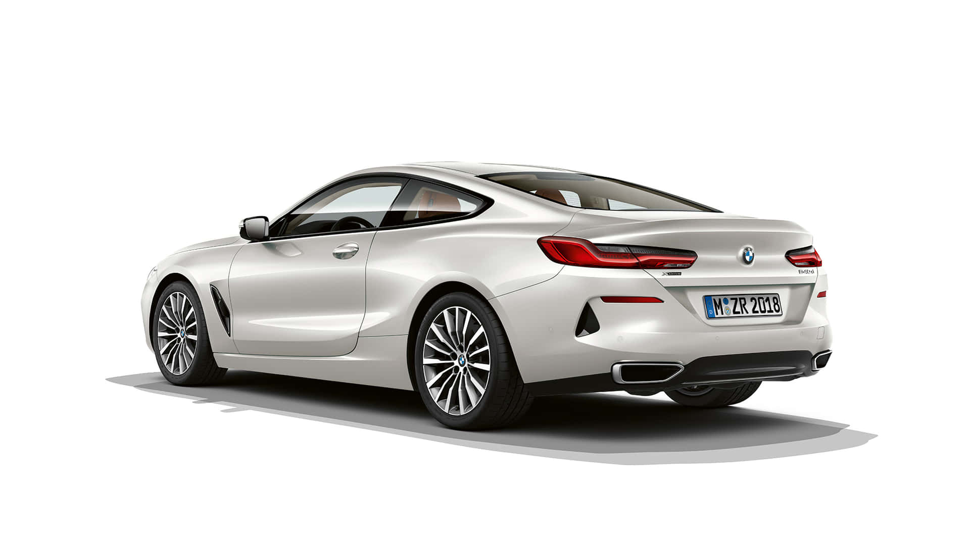 The sleek and stylish BMW 8 Series in its natural habitat. Wallpaper