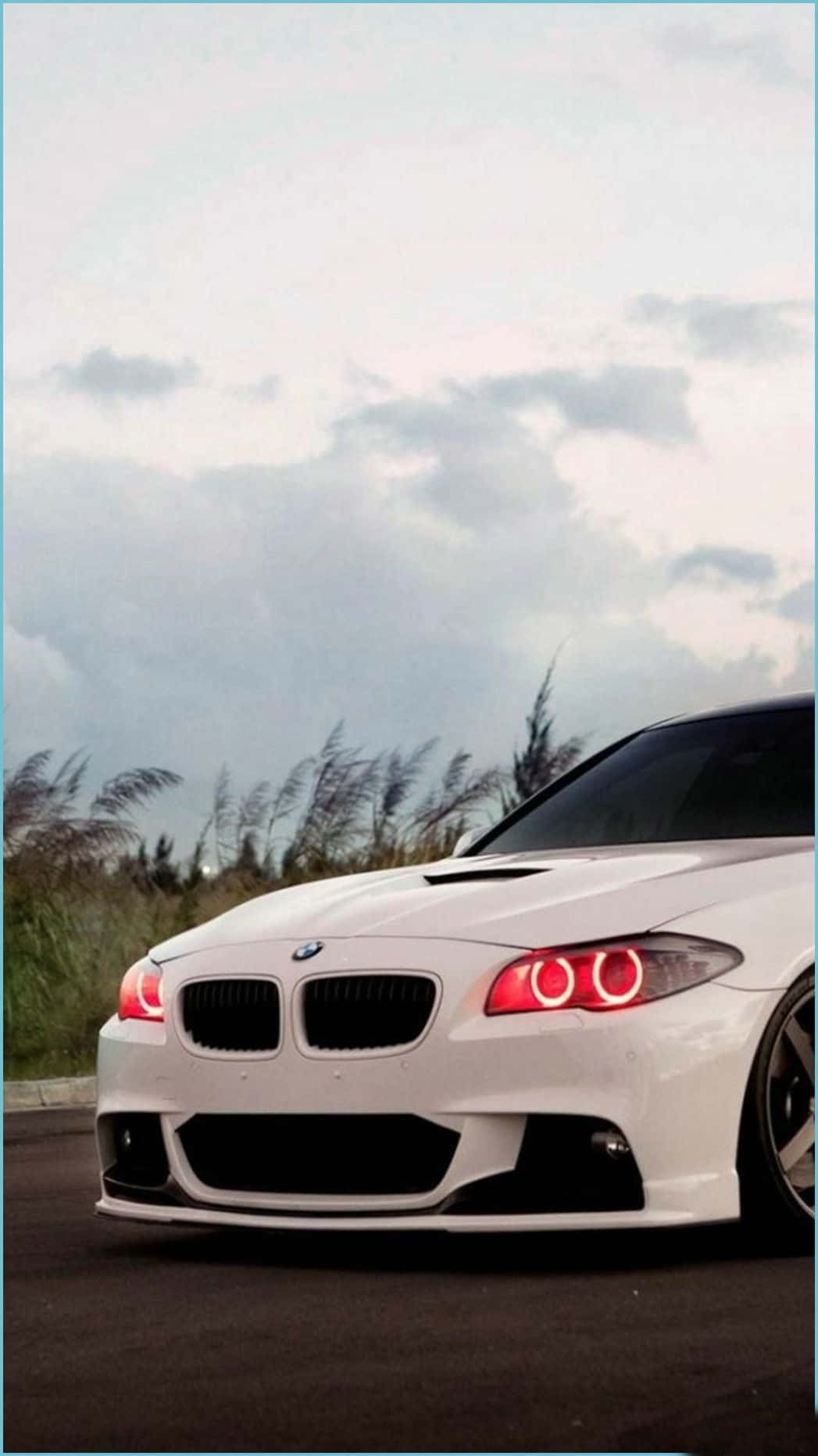 White Bmw Android Wallpaper