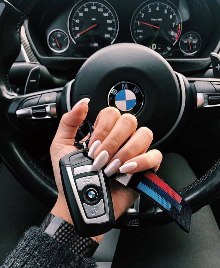 BMW Car Key And Steering Wheel Wallpaper