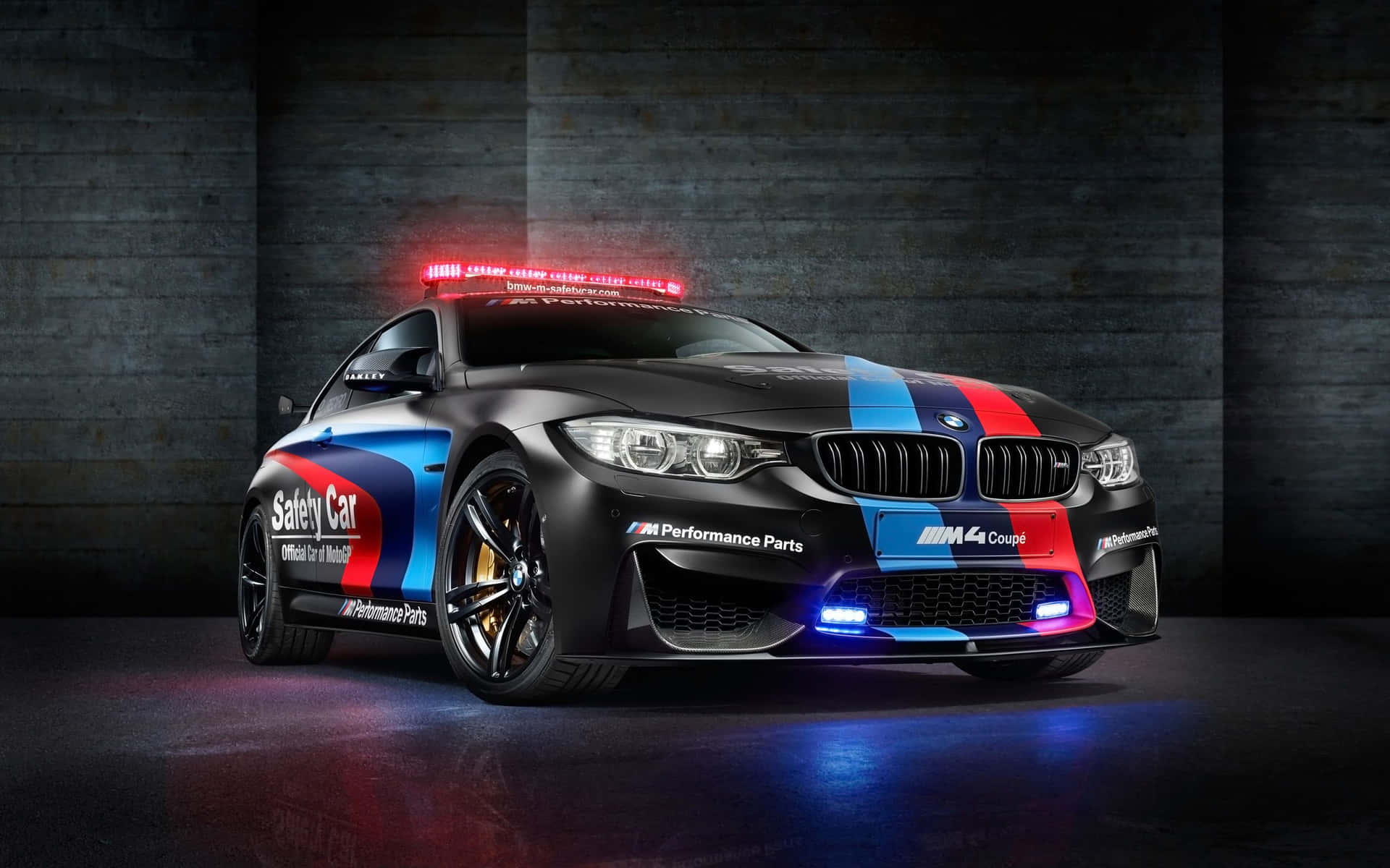 BMW Coupe Safety Car Wallpaper