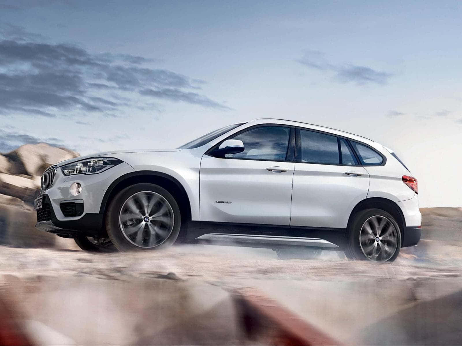 Captivating Elegance: BMW i8 on the Open Road Wallpaper