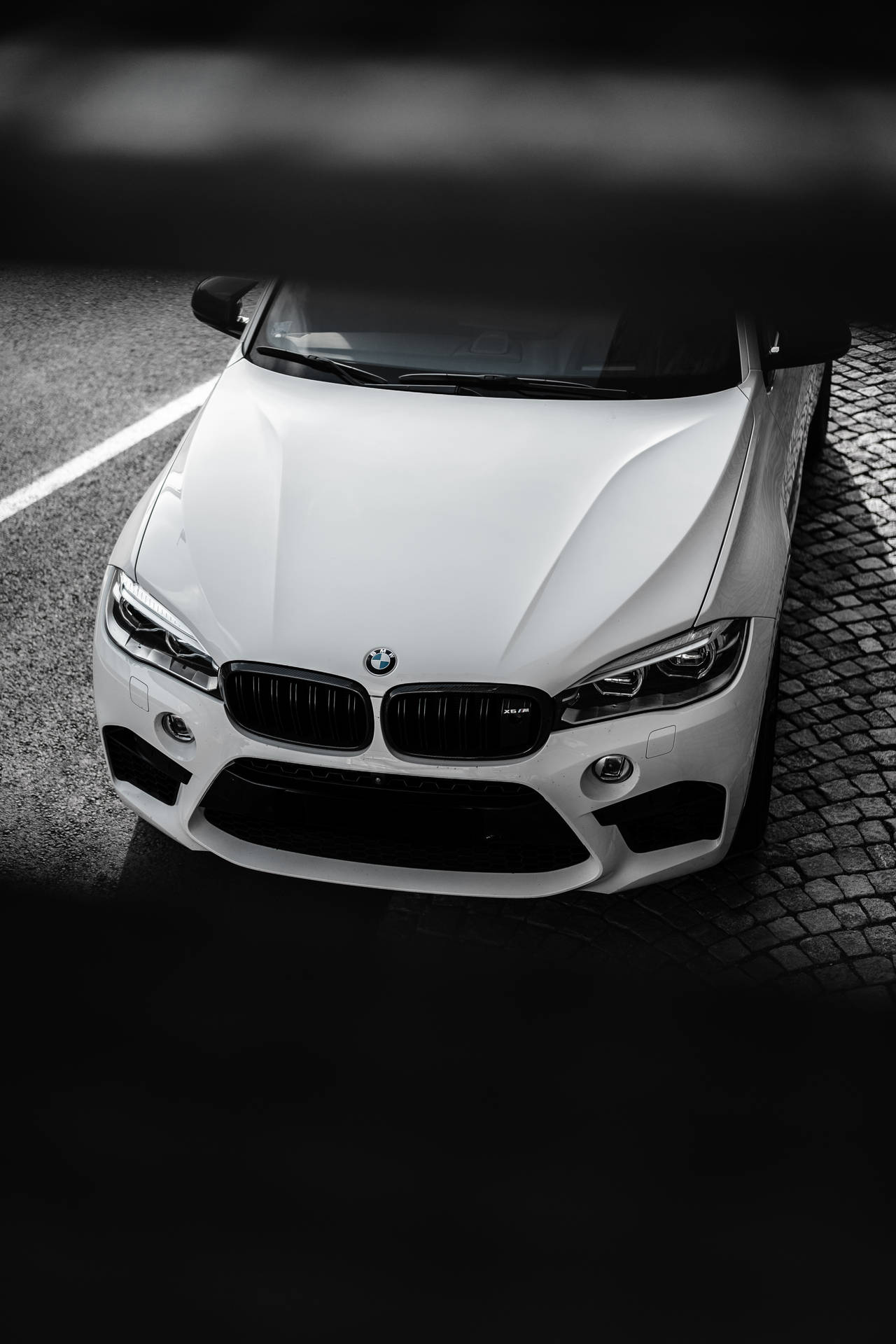 Caption: Exemplary Design and Unmatched Performance -  BMW M3 in Black and White Wallpaper