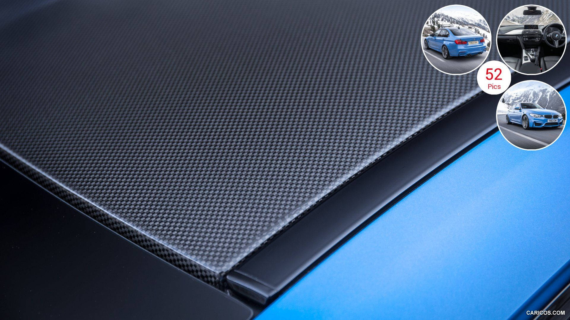BMW 3 Series Carbon Fiber Roof Wallpaper
