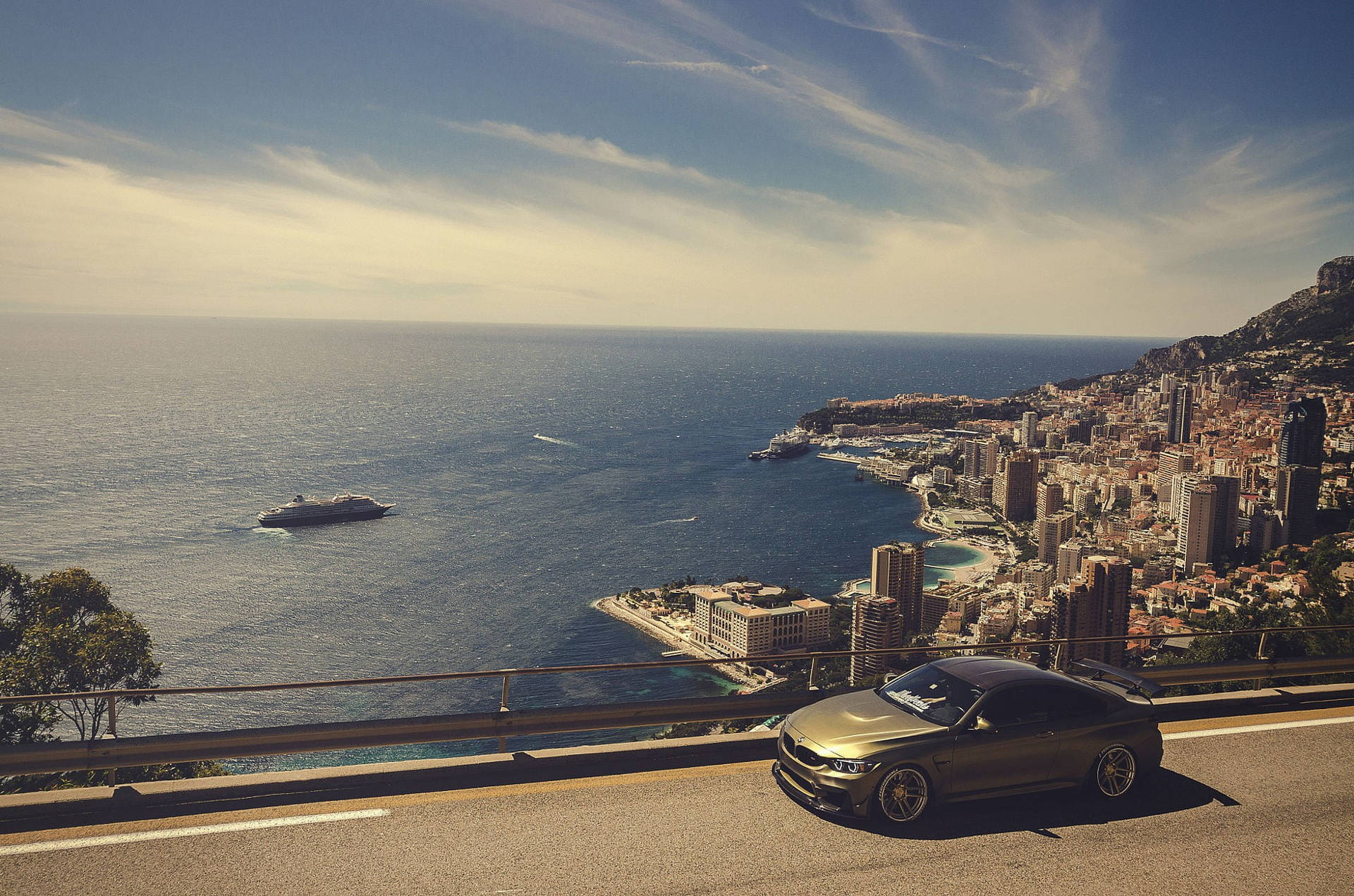 BMW M4 Car In Monaco Wallpaper