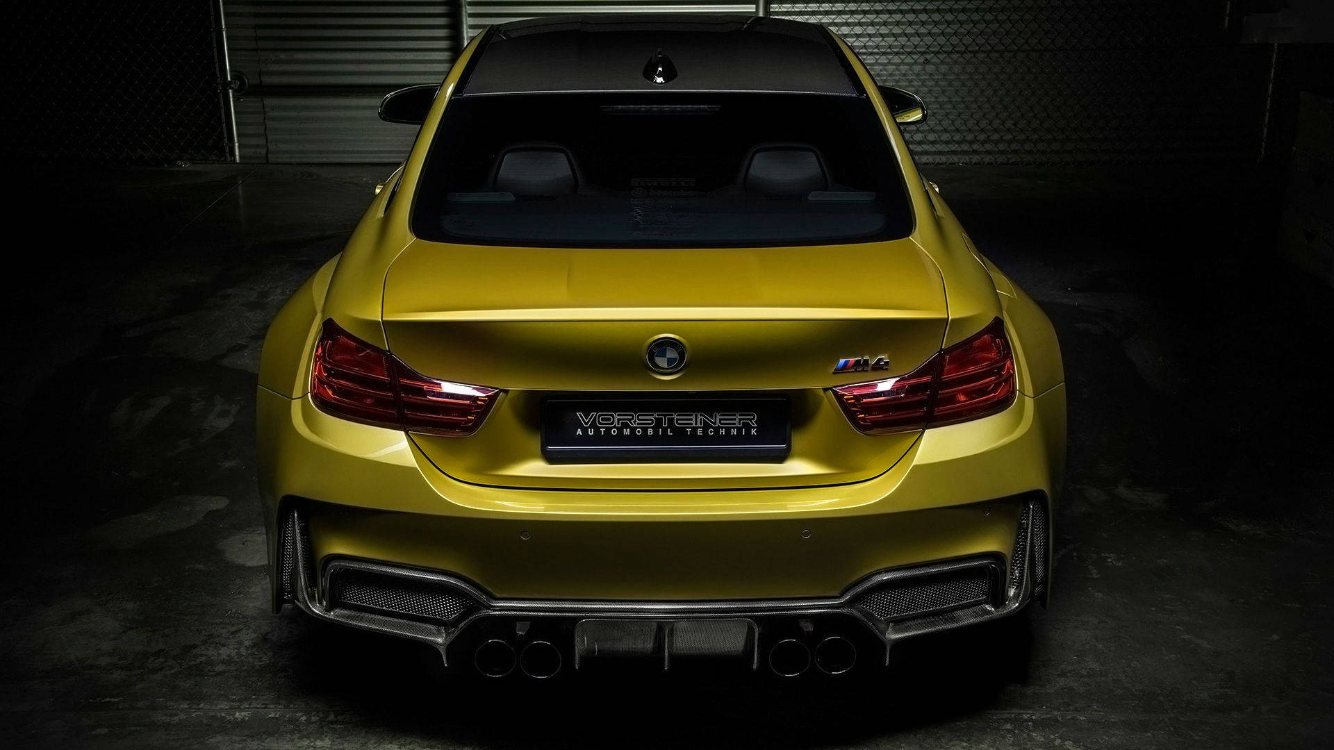 BMW M4 Series Yellow Wallpaper
