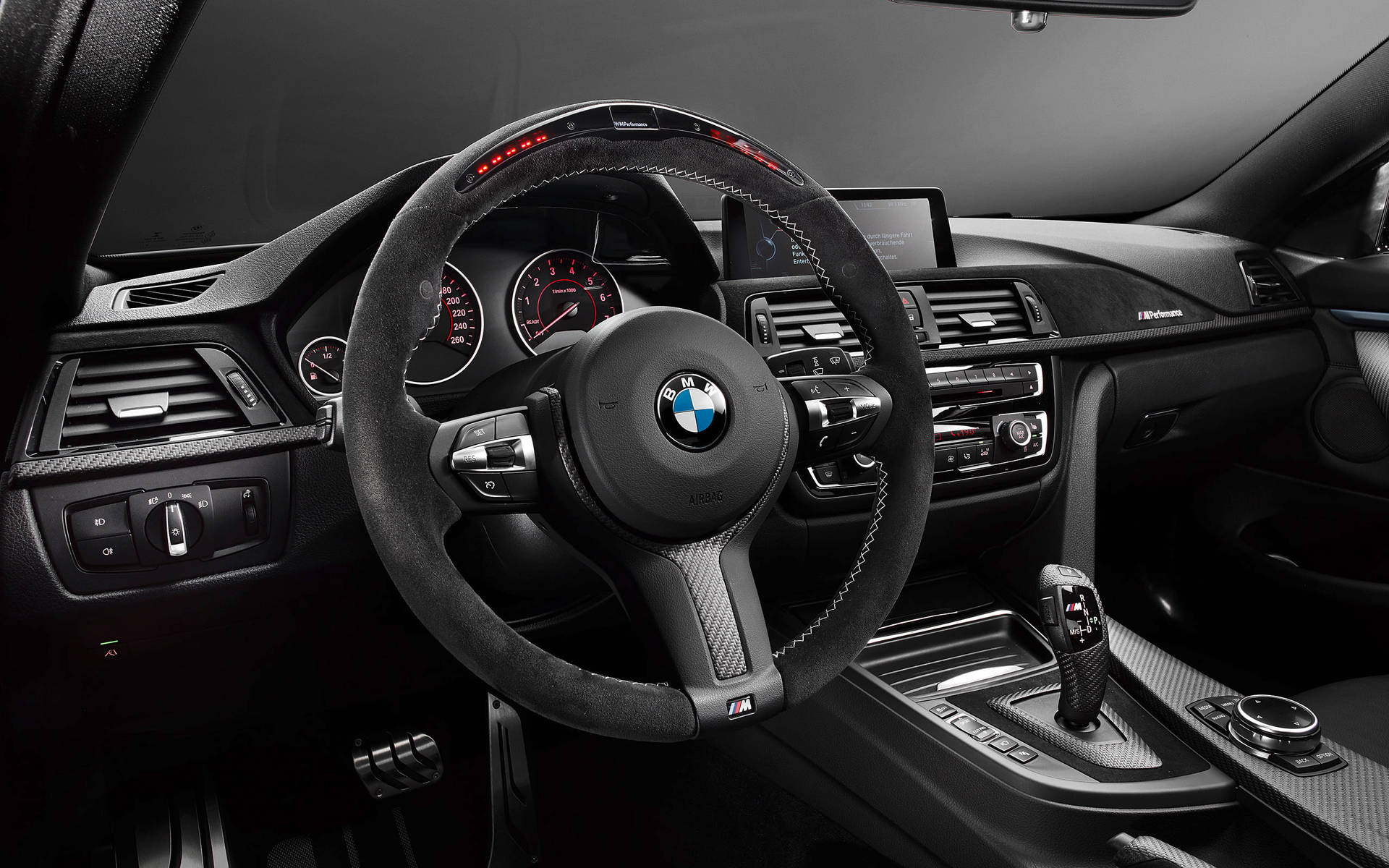 BMW M4 Steering Wheel Wallpaper