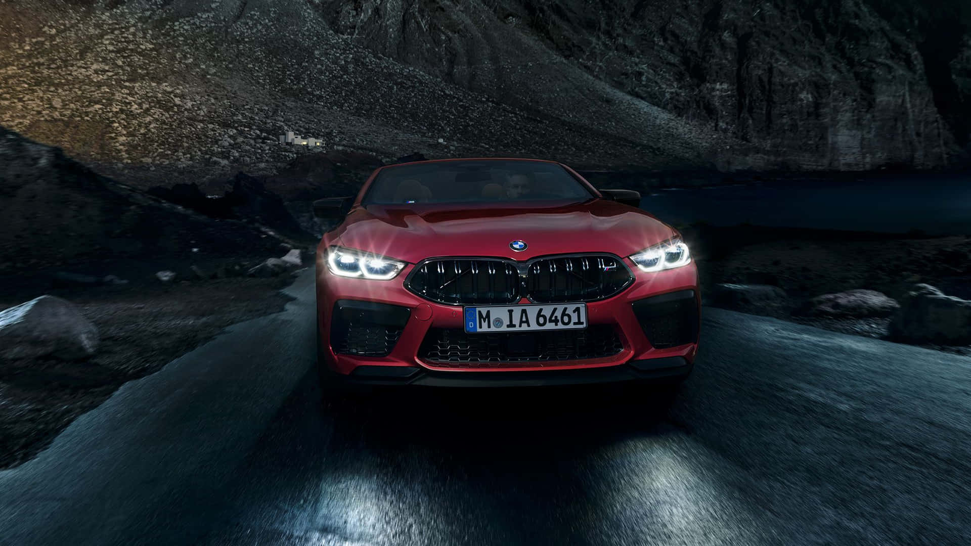 Showing off the sleek styling of BMW's M8 series Wallpaper