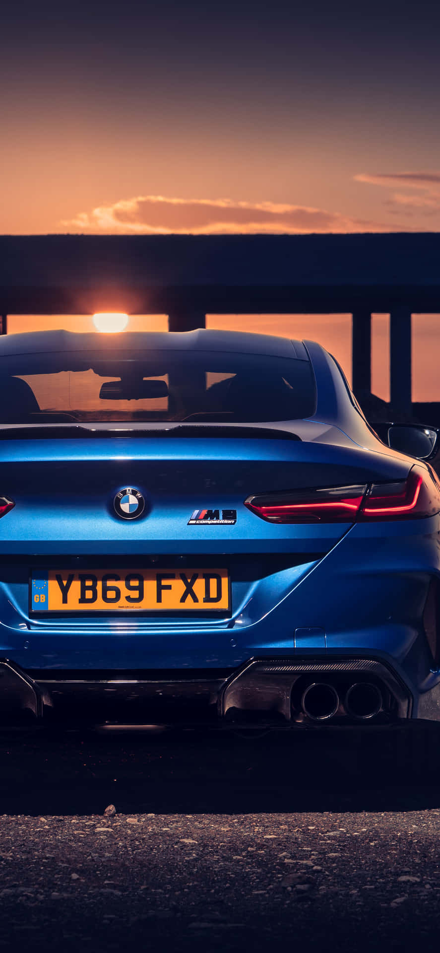 BMW Tablet Metallic Blue M8 Wallpaper